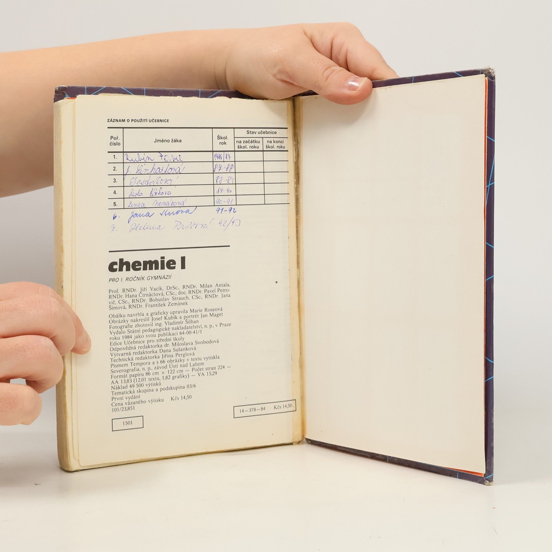 Autorenkollektiv Chemie I. pro 1.ročník gymnázií