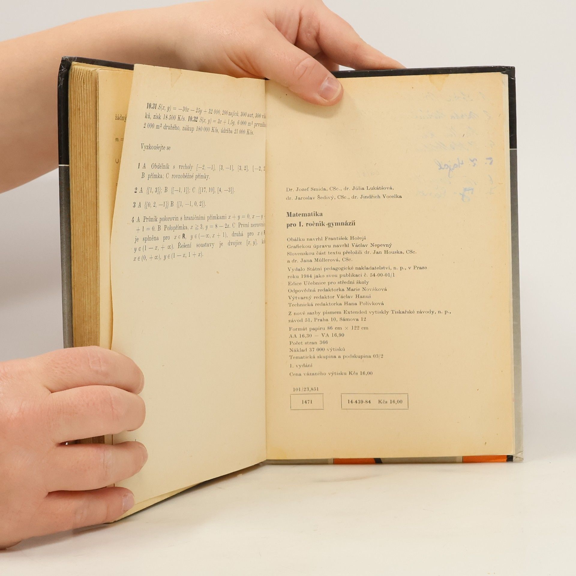 Kolektív autorov Matematika pro I. ročník gymnázií