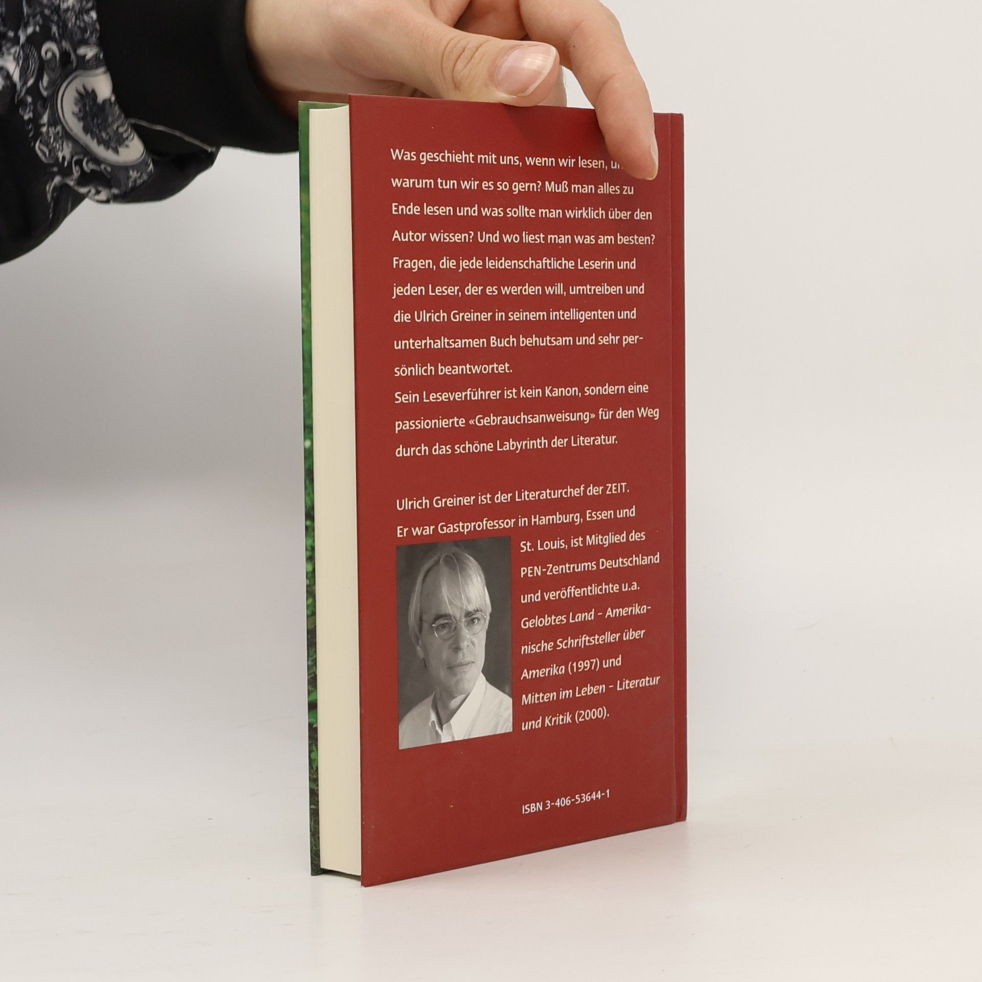 Ulrich Greiner Ulrich Greiners Leseverführer