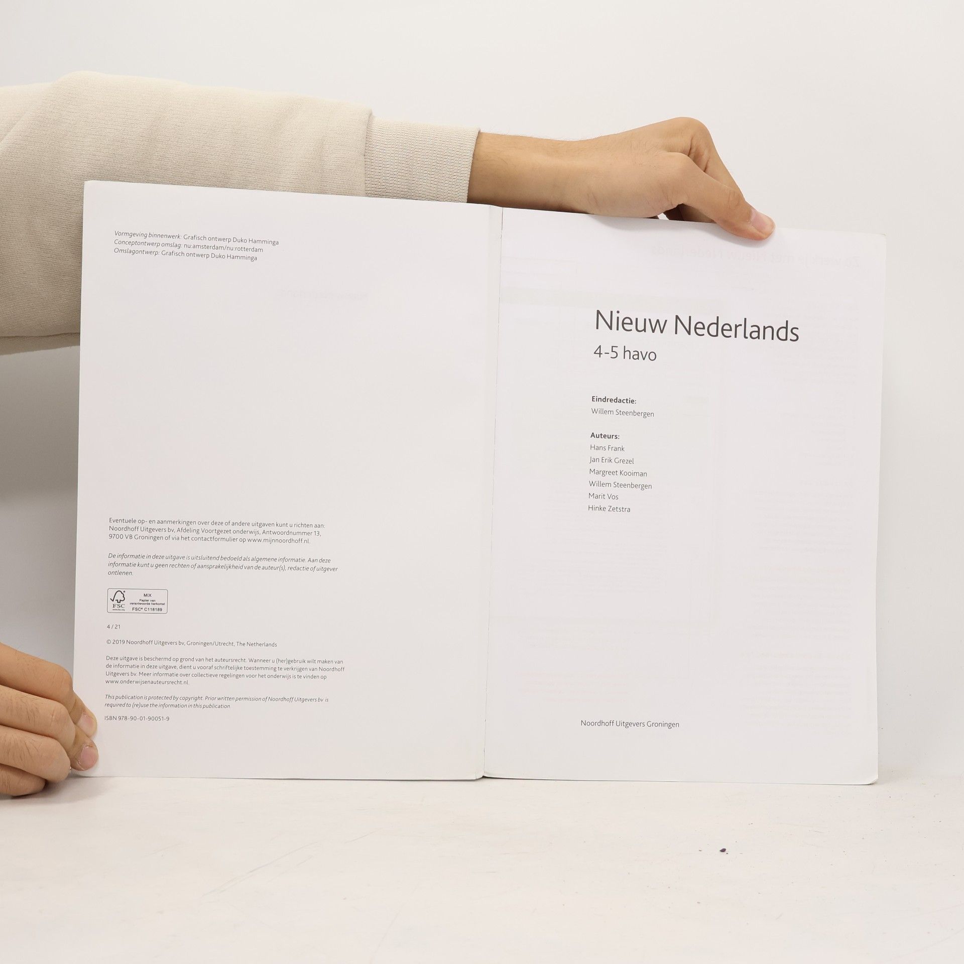 Hans Frank Nieuw Nederlands 4-5 havo
