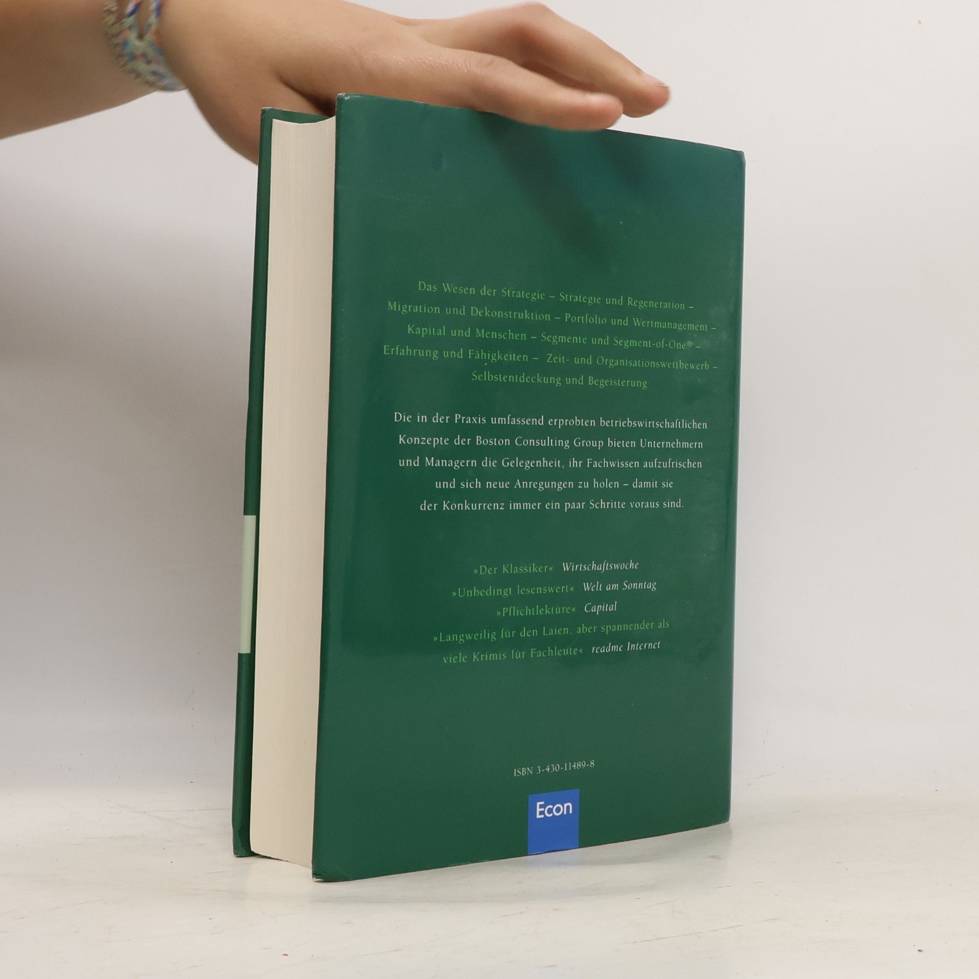 Autorenkollektiv Das Boston Consulting Group Strategie-Buch