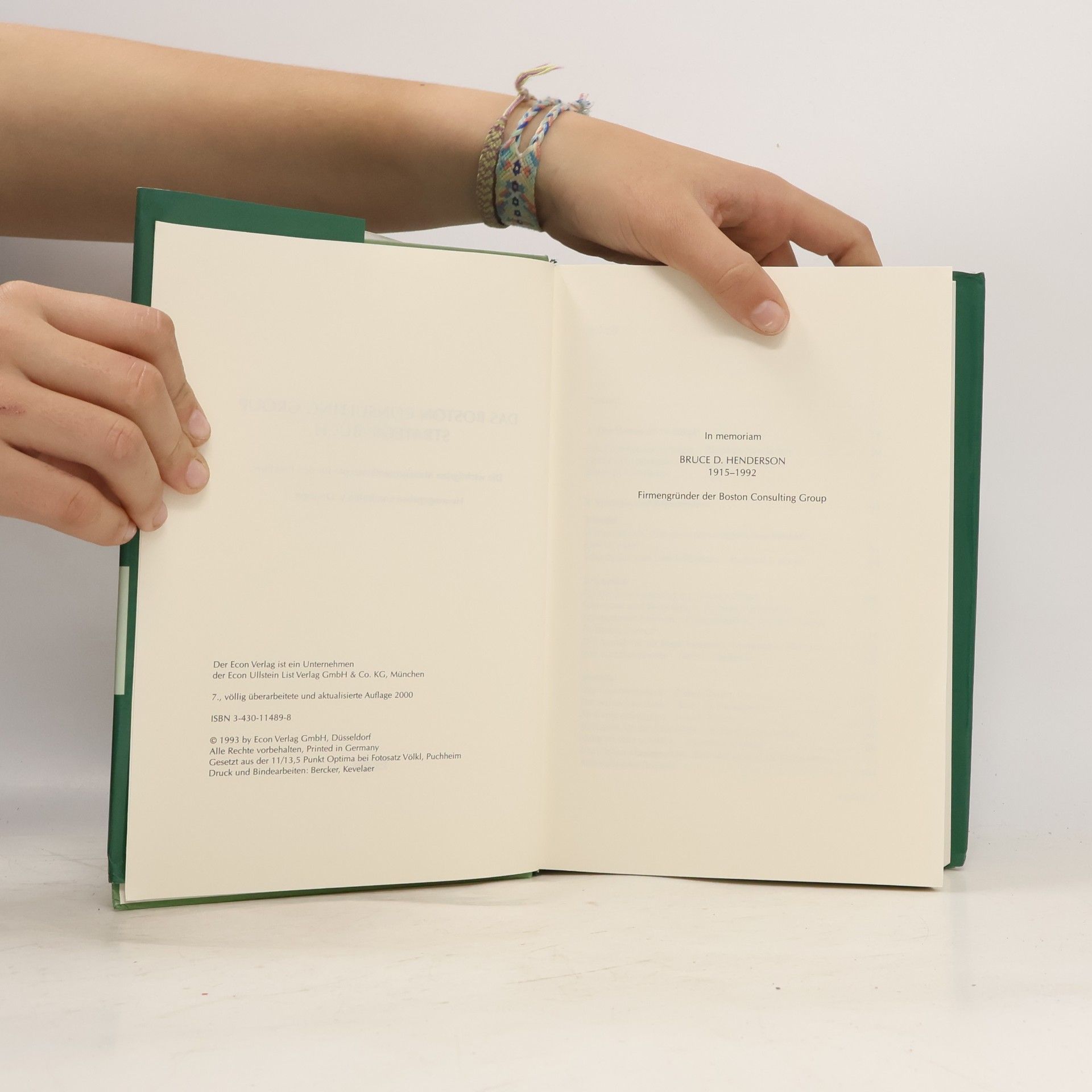 Autorenkollektiv Das Boston Consulting Group Strategie-Buch