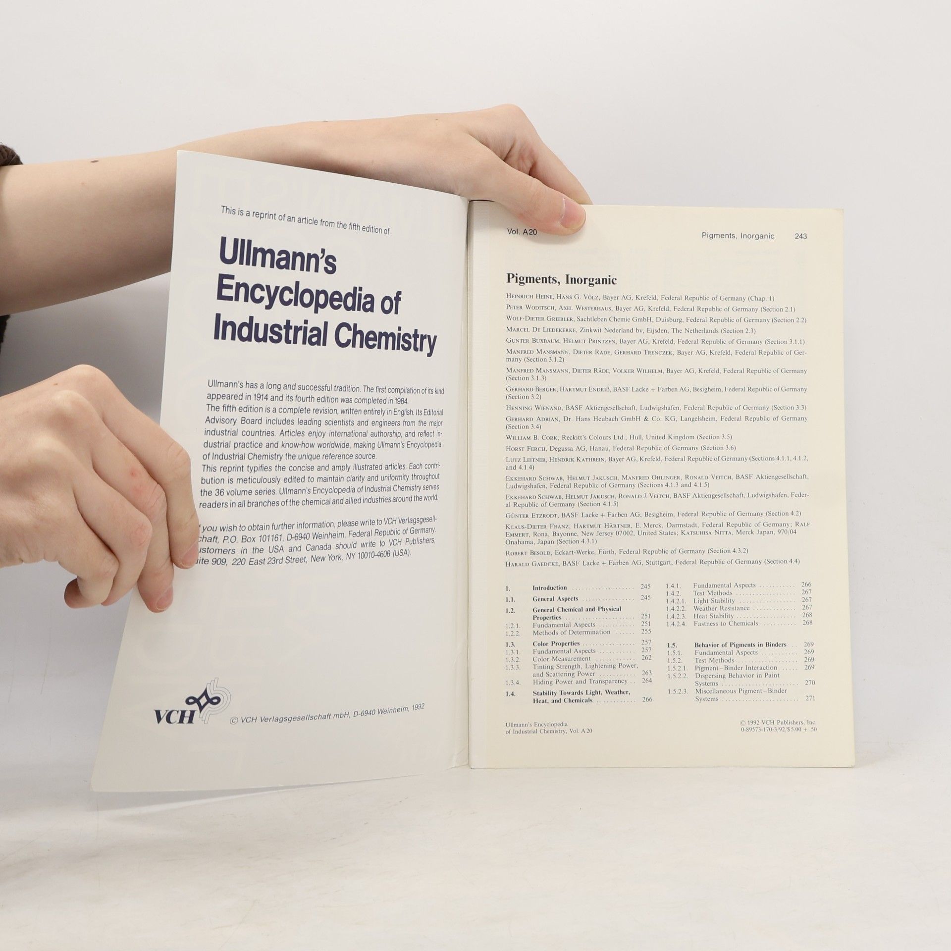 Heinrich Heine Ullmann's Encyclopedia of Industrial Chemistry