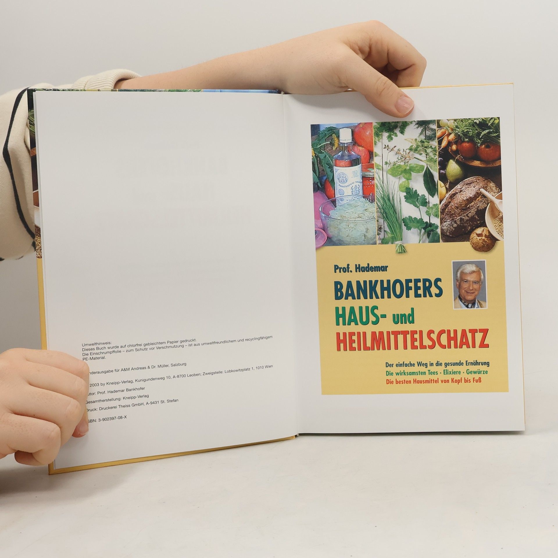 Prof. Hademar Bankhofers Haus- ind Heilmittelschatz