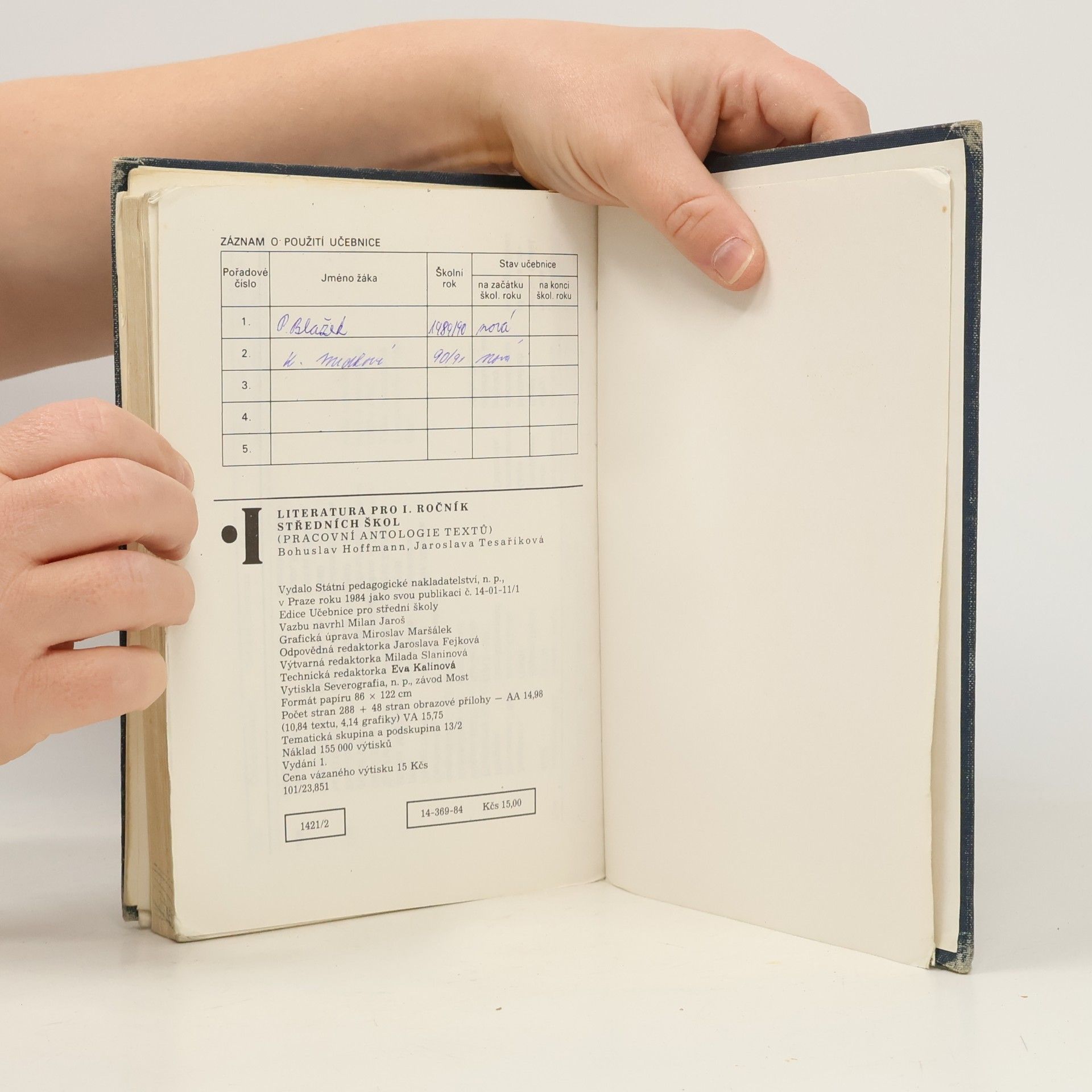 Autorenkollektiv Literatura pro I. ročník středních škol. Pracovní antologie textů