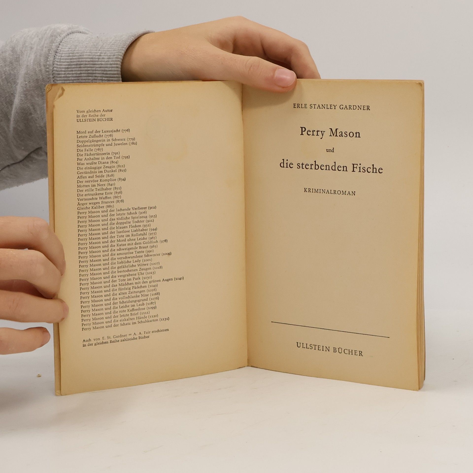Erle Stanley Gardner Perry Mason und die sterbenden Fische