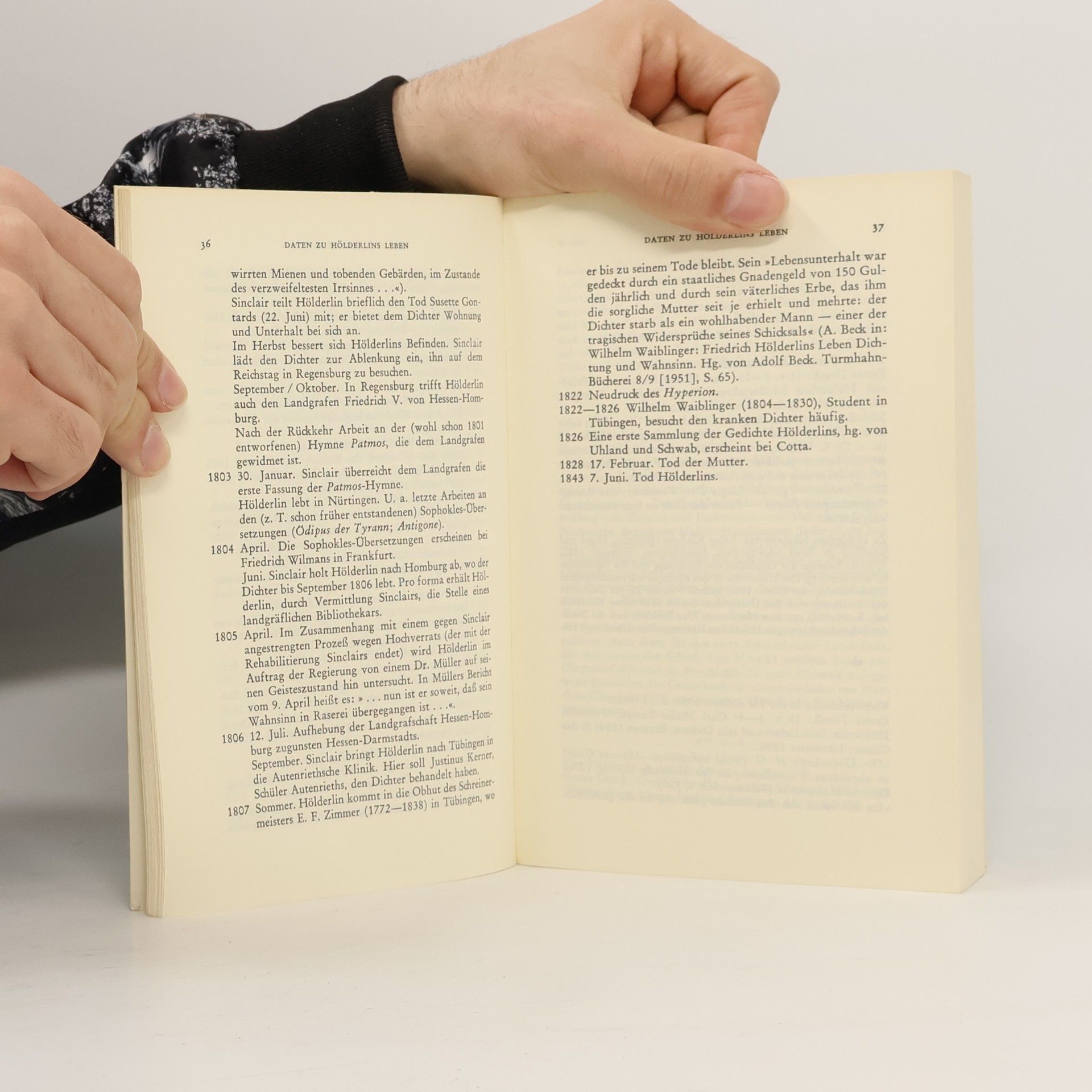 Friedrich Hölderlin Sammlung Aula: Sämtliche Gedichte: Text- und Kommentarband