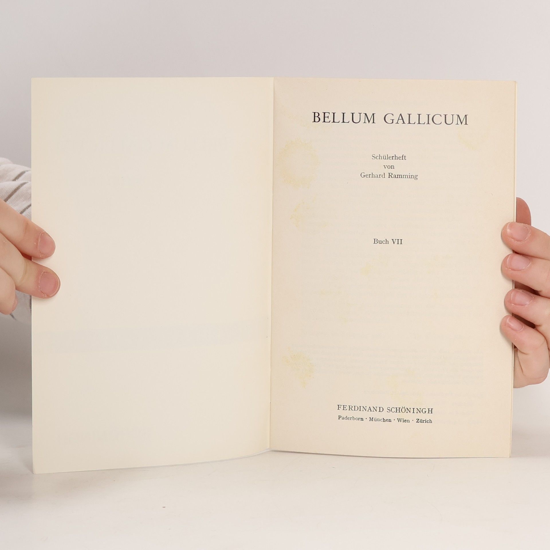 Julius Caesar Bellum Gallicum: Schülerheft