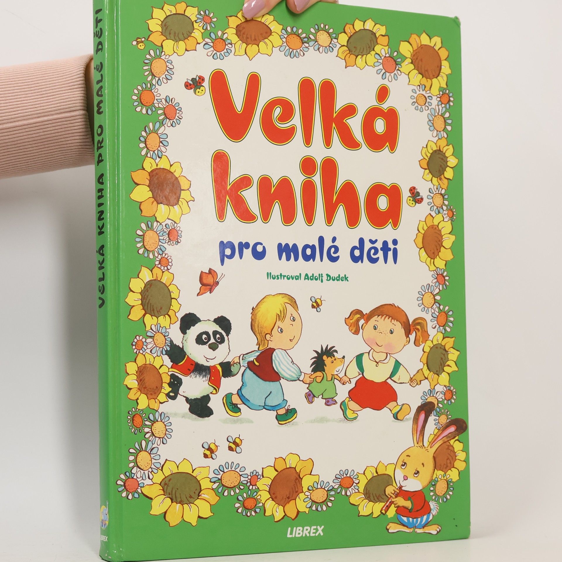 Adolf Dudek Velká kniha pro malé děti (místy pomalovaná)