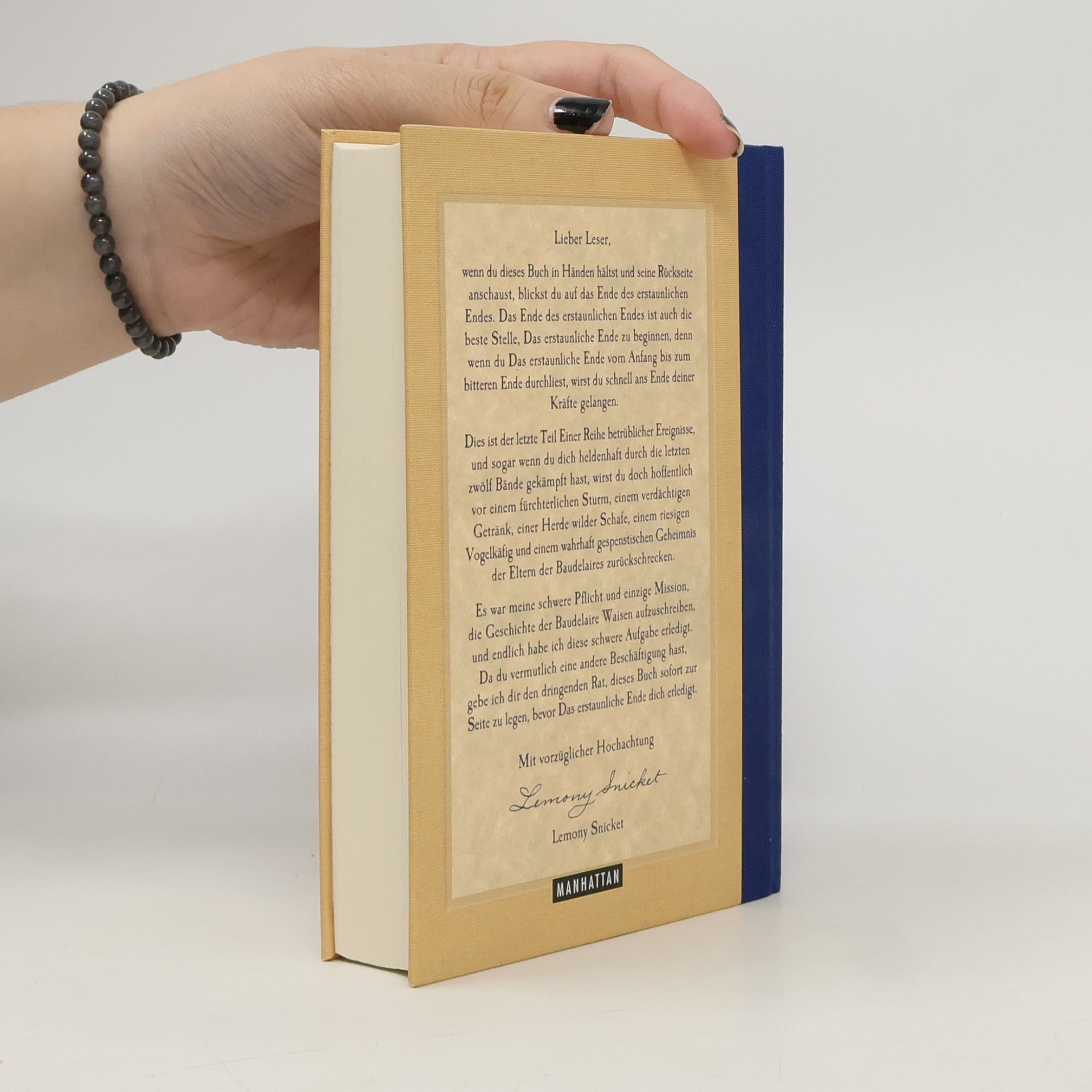 Lemony Snicket Das erstaunliche Ende. Eine Reihe betrüblicher Ereignisse - Band 13
