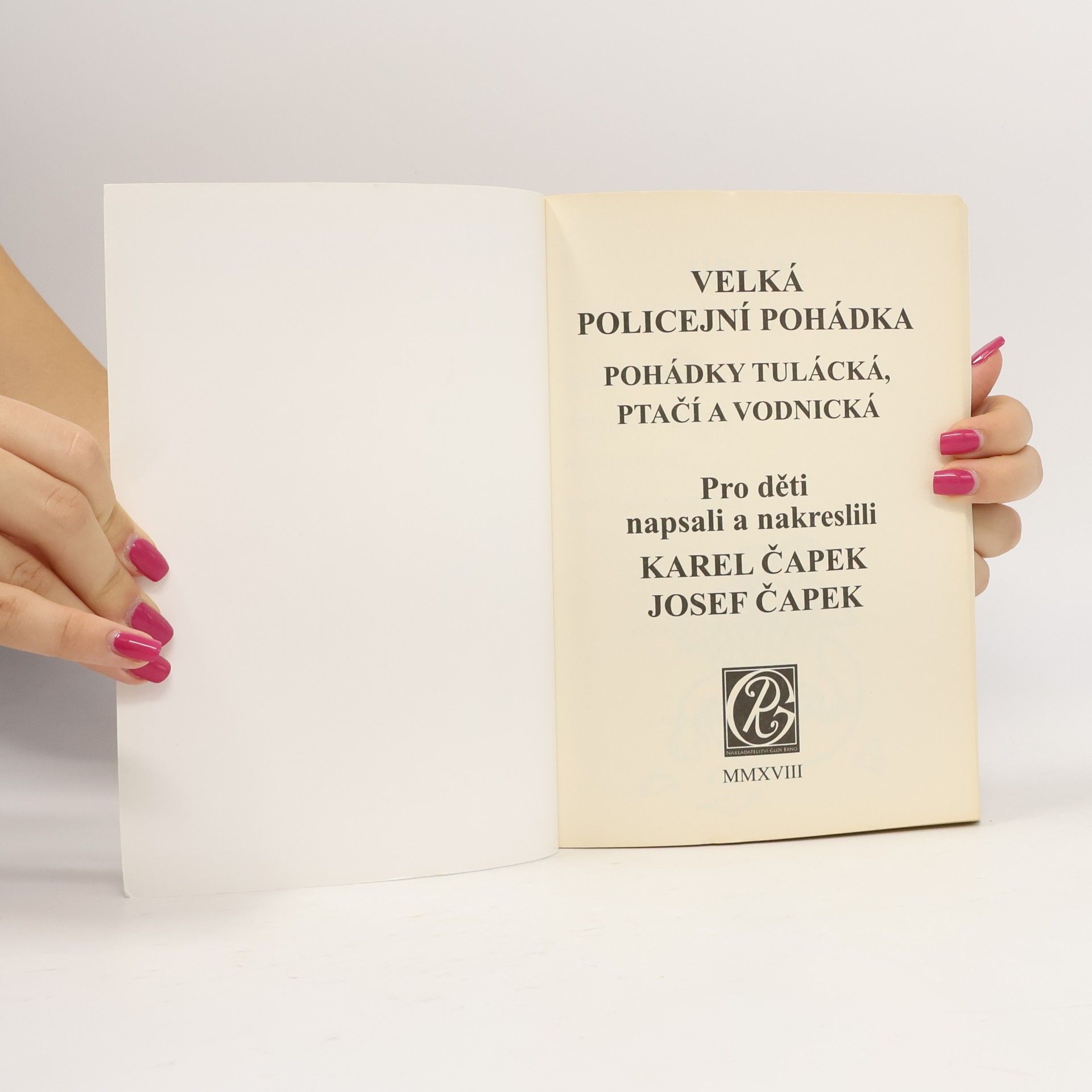 Karel Čapek Velká policejní pohádka