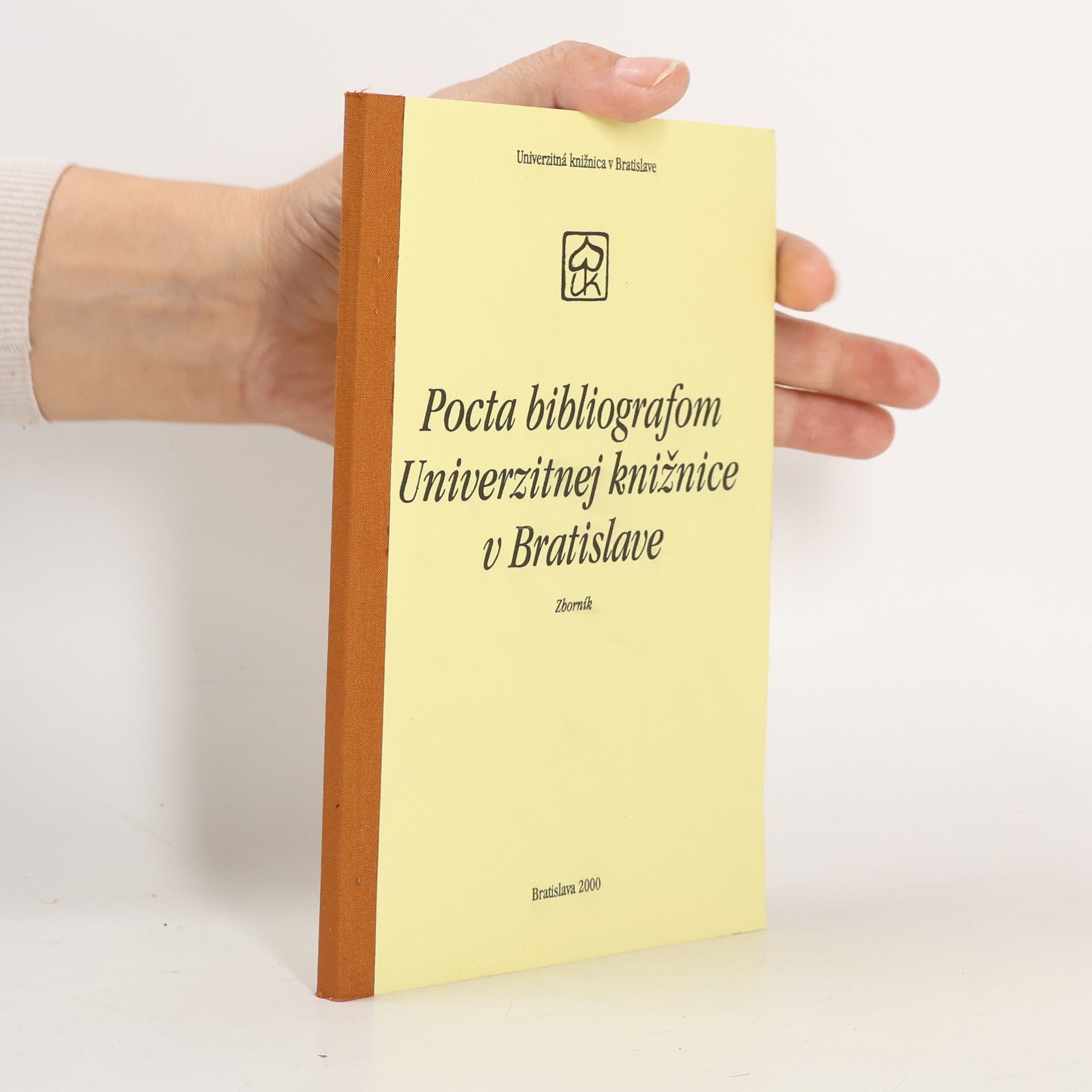 Jozef Rydlo Pocta bibliografom Univerzitnej knižnice v Bratislave