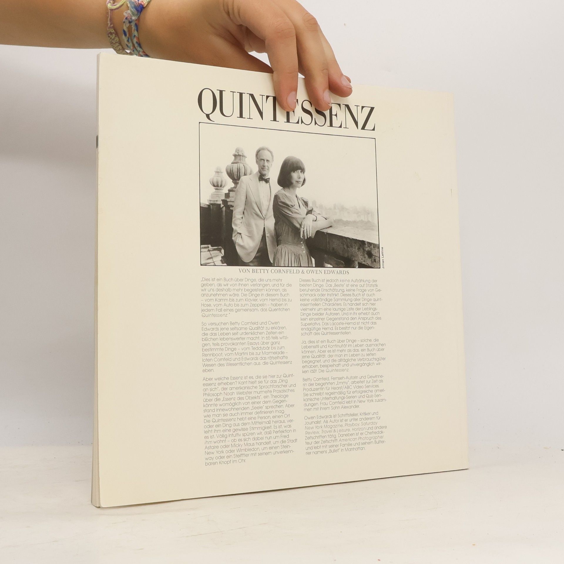 Betty Cornfeld Quintessenz