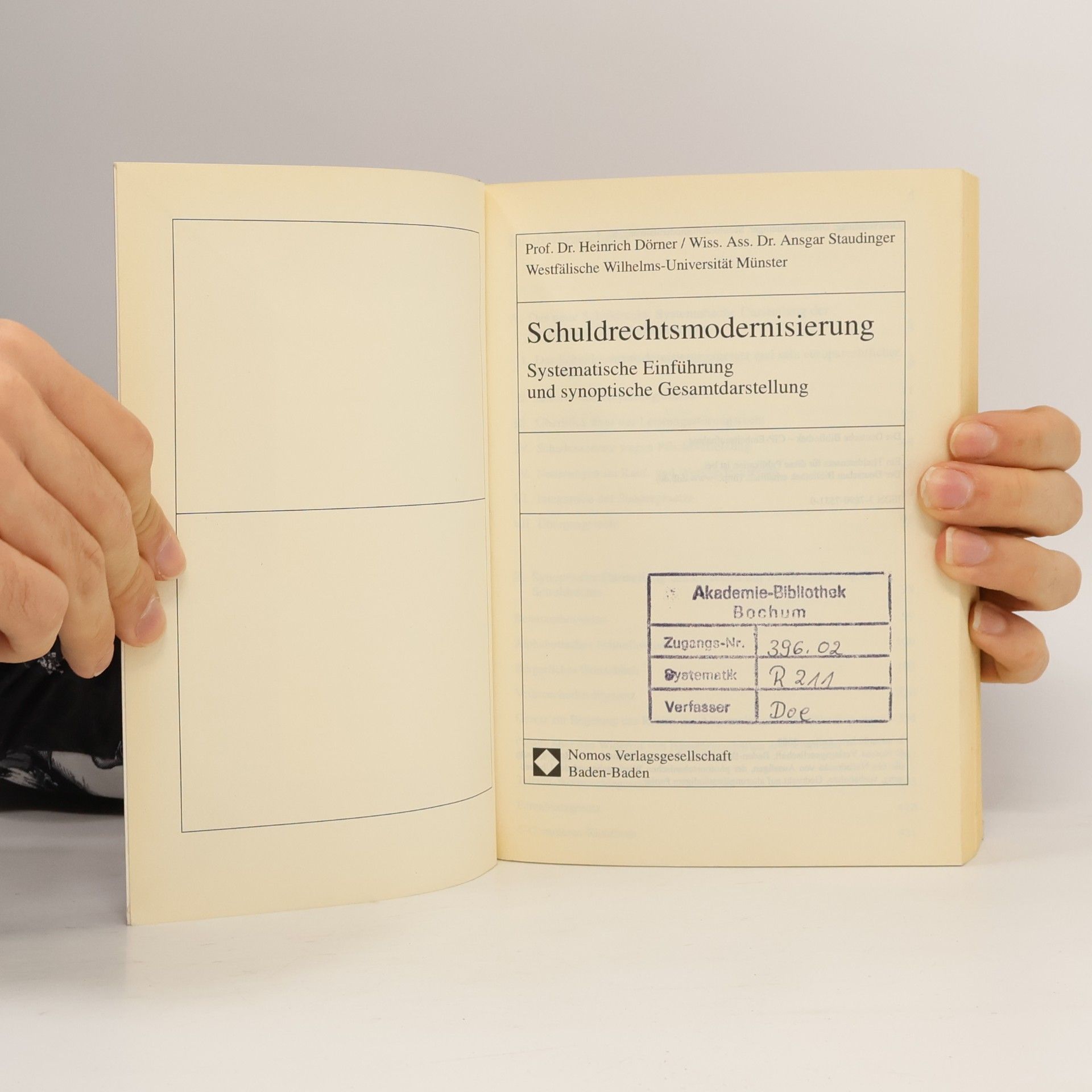 Heinrich Dorner Schuldrechtsmodernisierung - 2. unveränderte Auflage