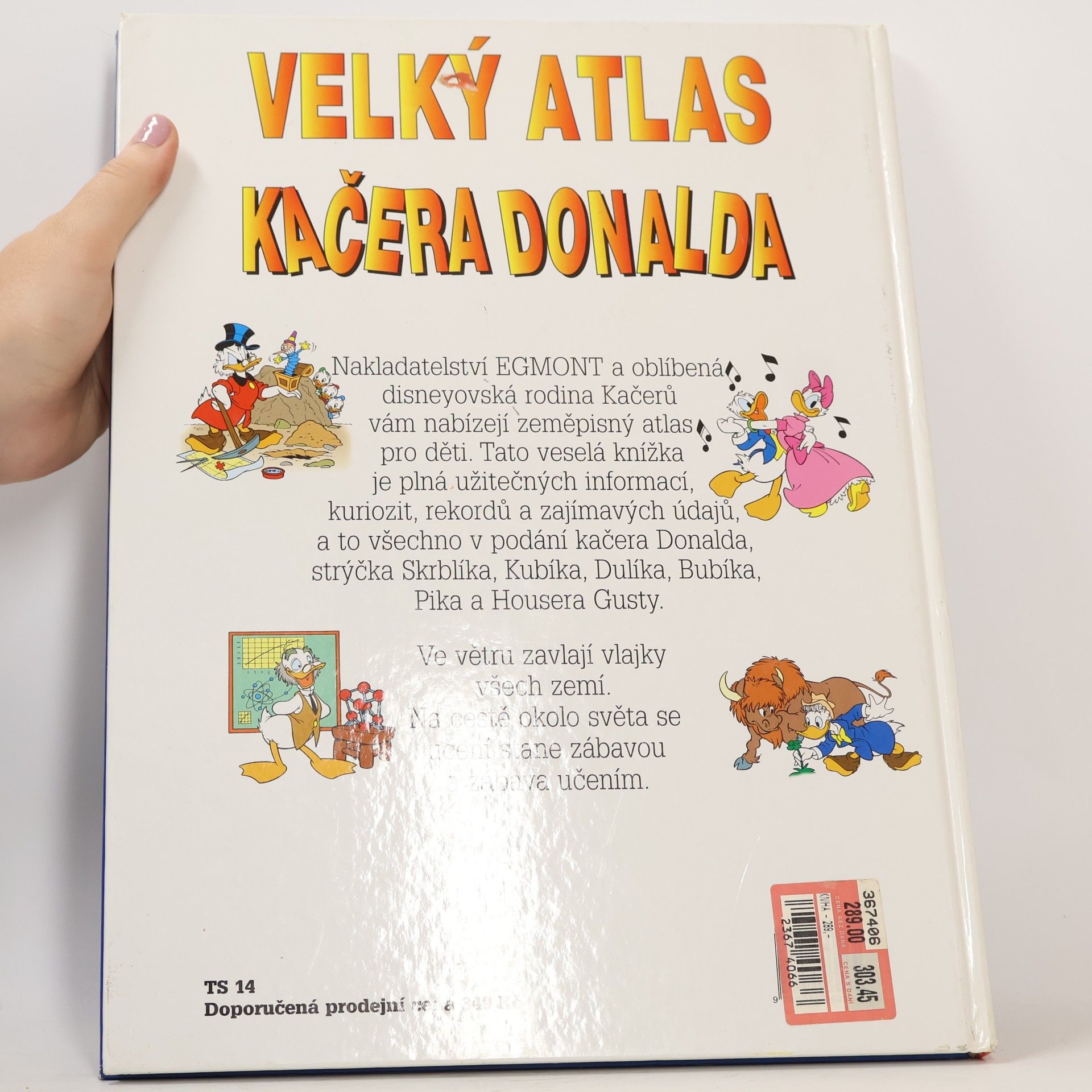 Studio Disney Brothers Velký atlas kačera Donalda