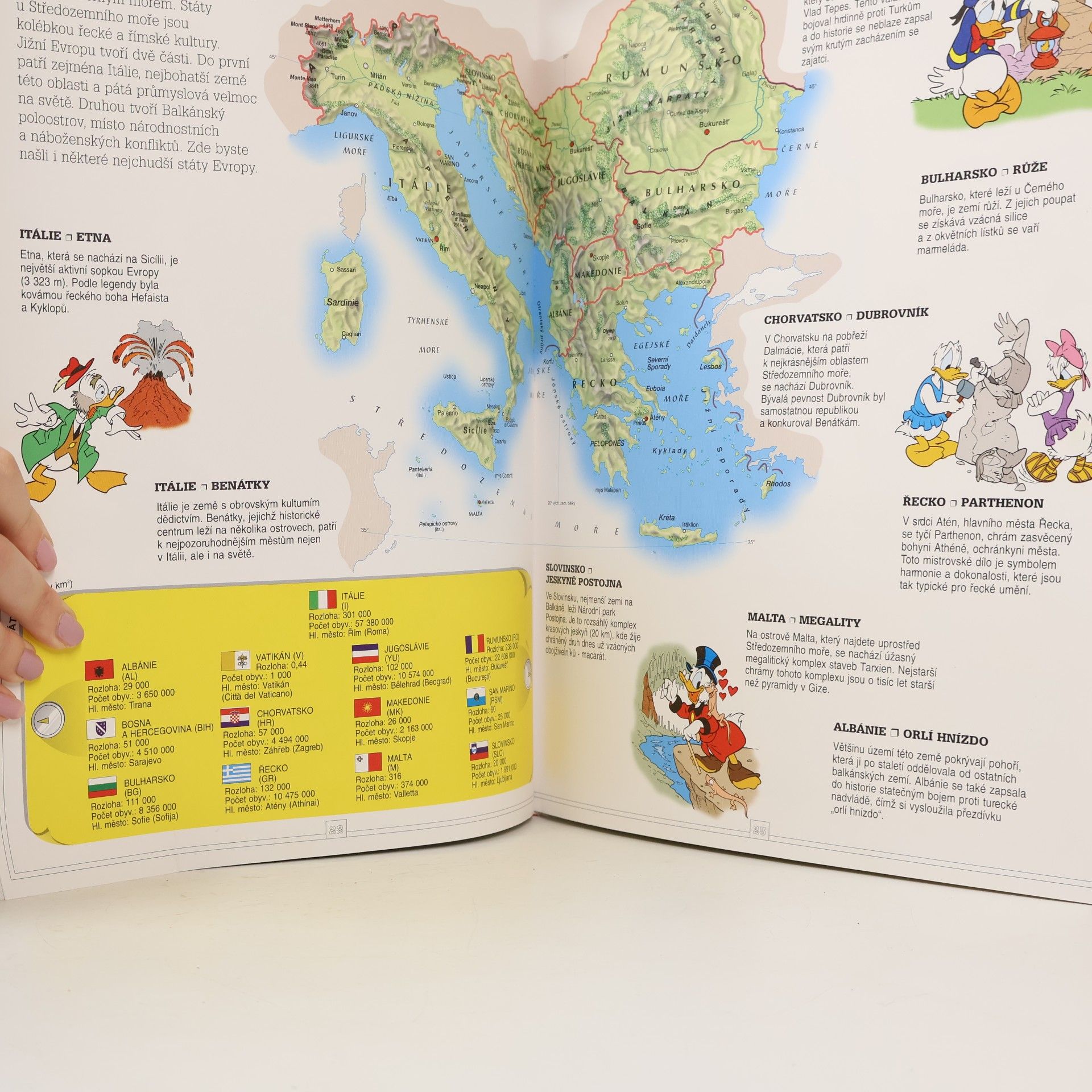 Studio Disney Brothers Velký atlas kačera Donalda
