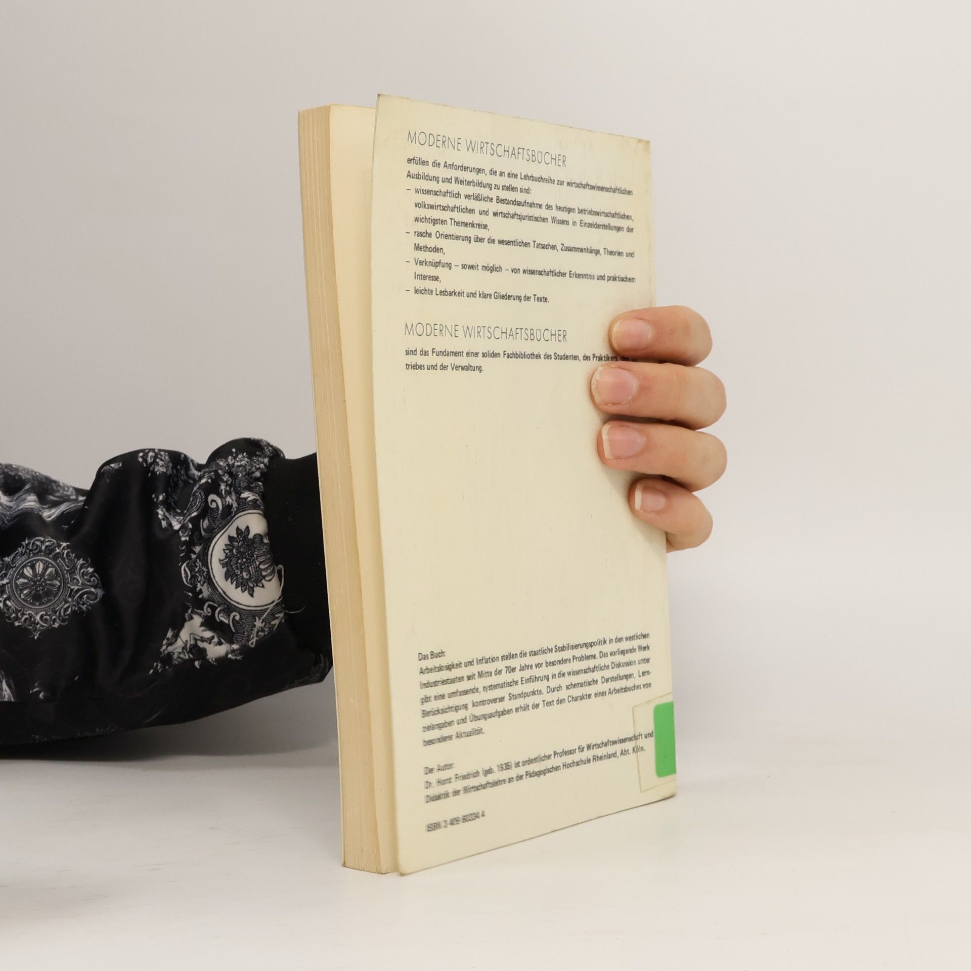 Friedrich Horst Moderne Wirtschaftsbücher - 3: Stabilisierungspolitik