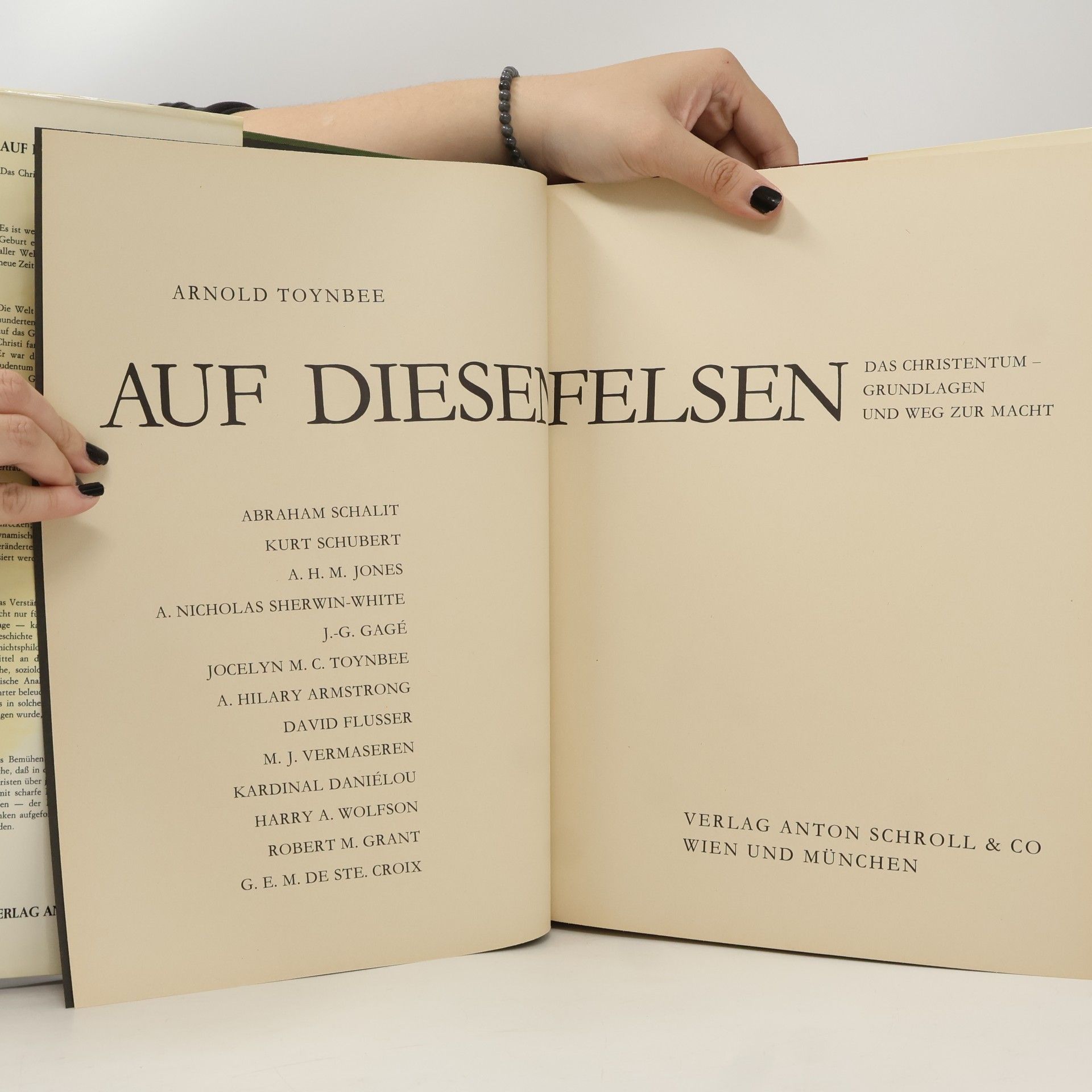 Arnold J. Toynbee Auf diesen Felsen