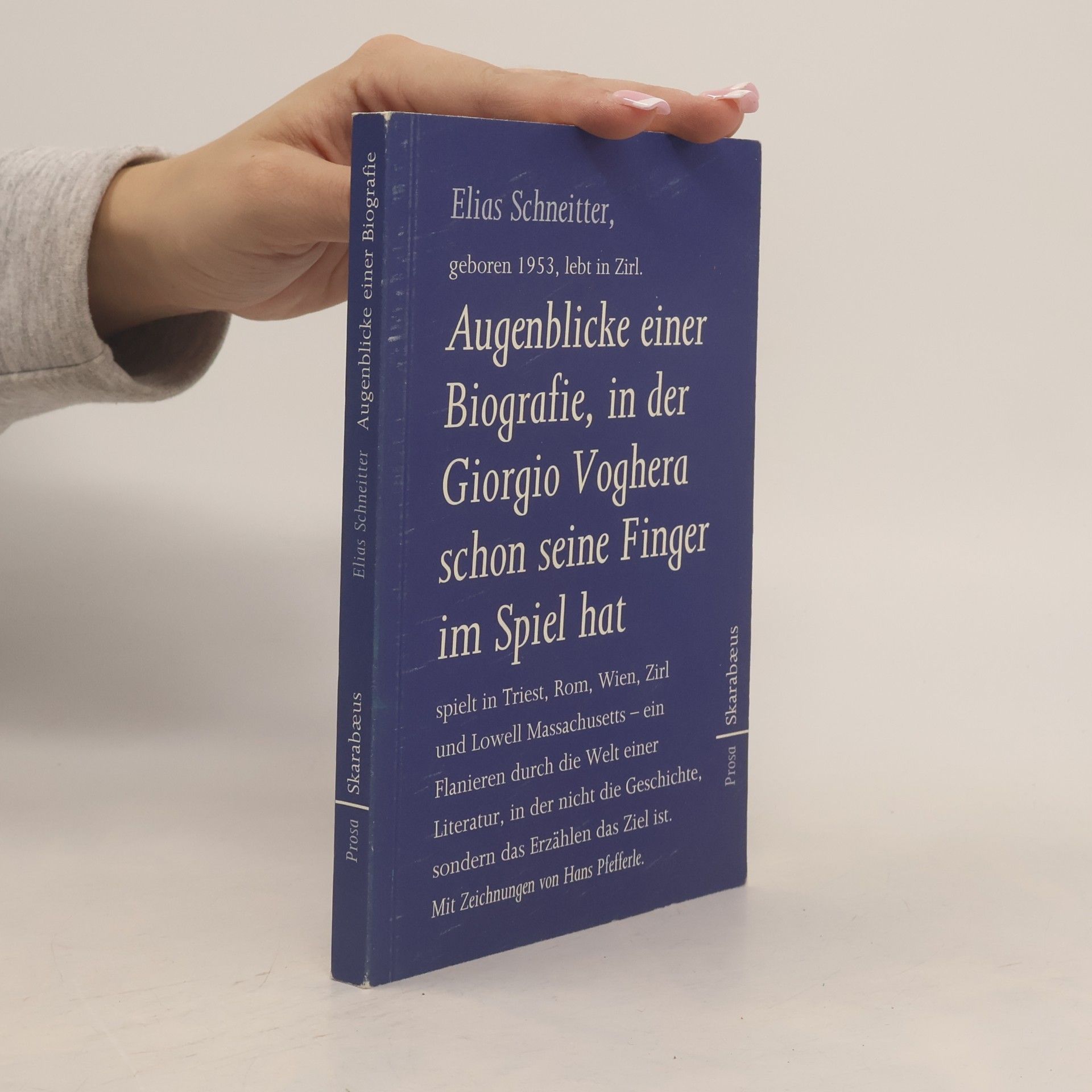 Augenblicke einer Biografie, in der Giorgio Voghera schon seine Finger im Spiel hat