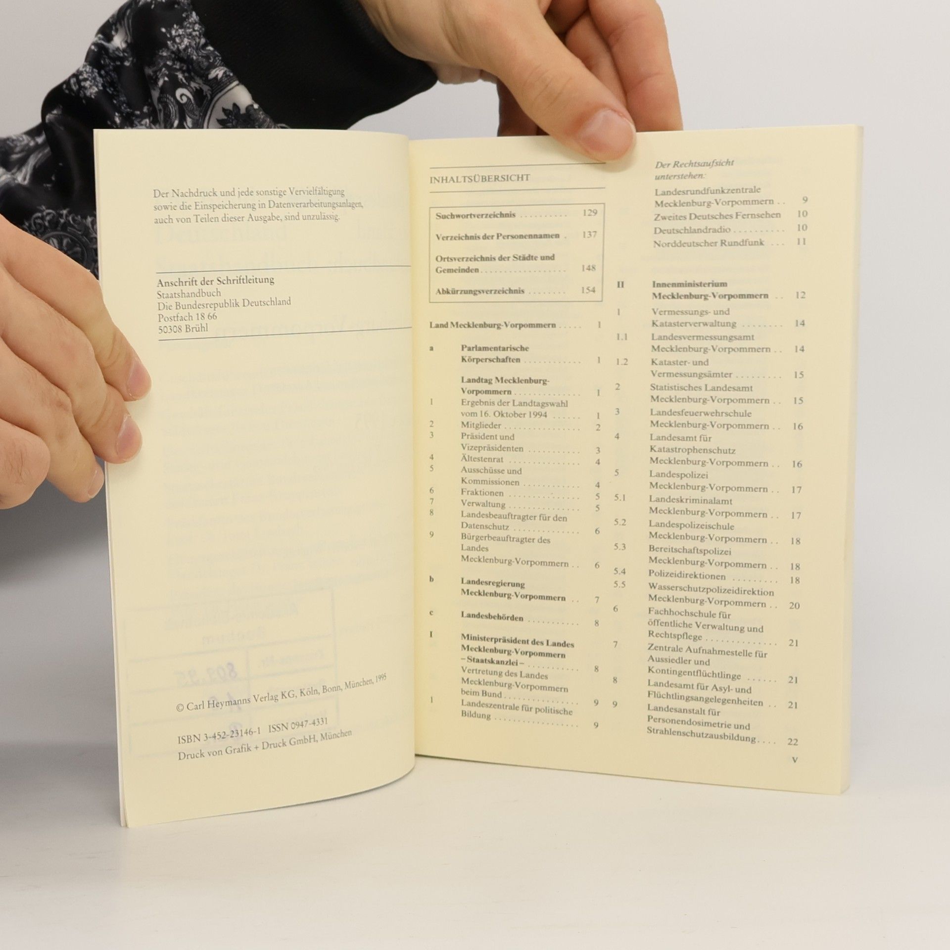 Autorenkollektiv Die Bundesrepublik Deutschland Staatshandbuch