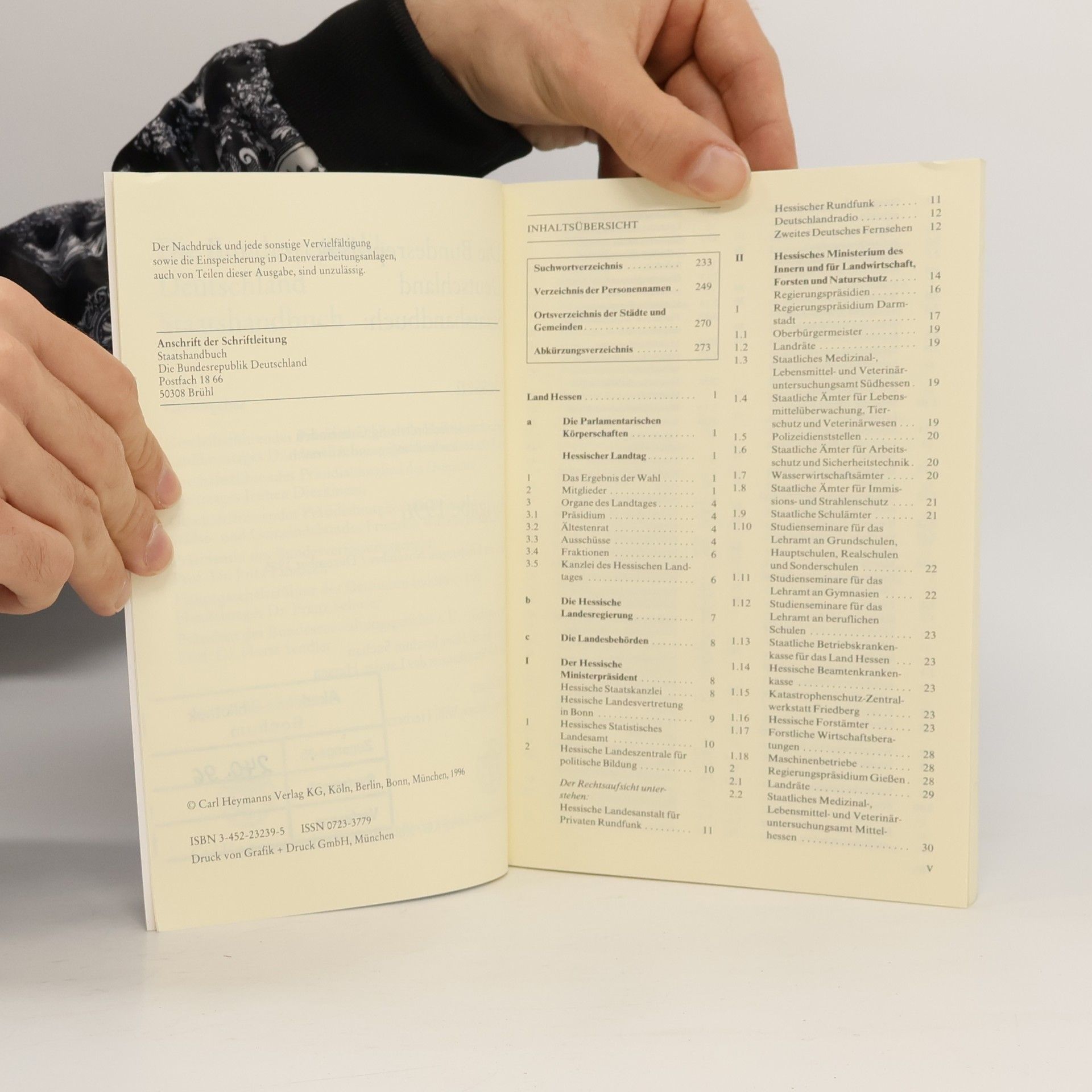 Autorenkollektiv Die Bundesrepublik Deutschland Staatshandbuch