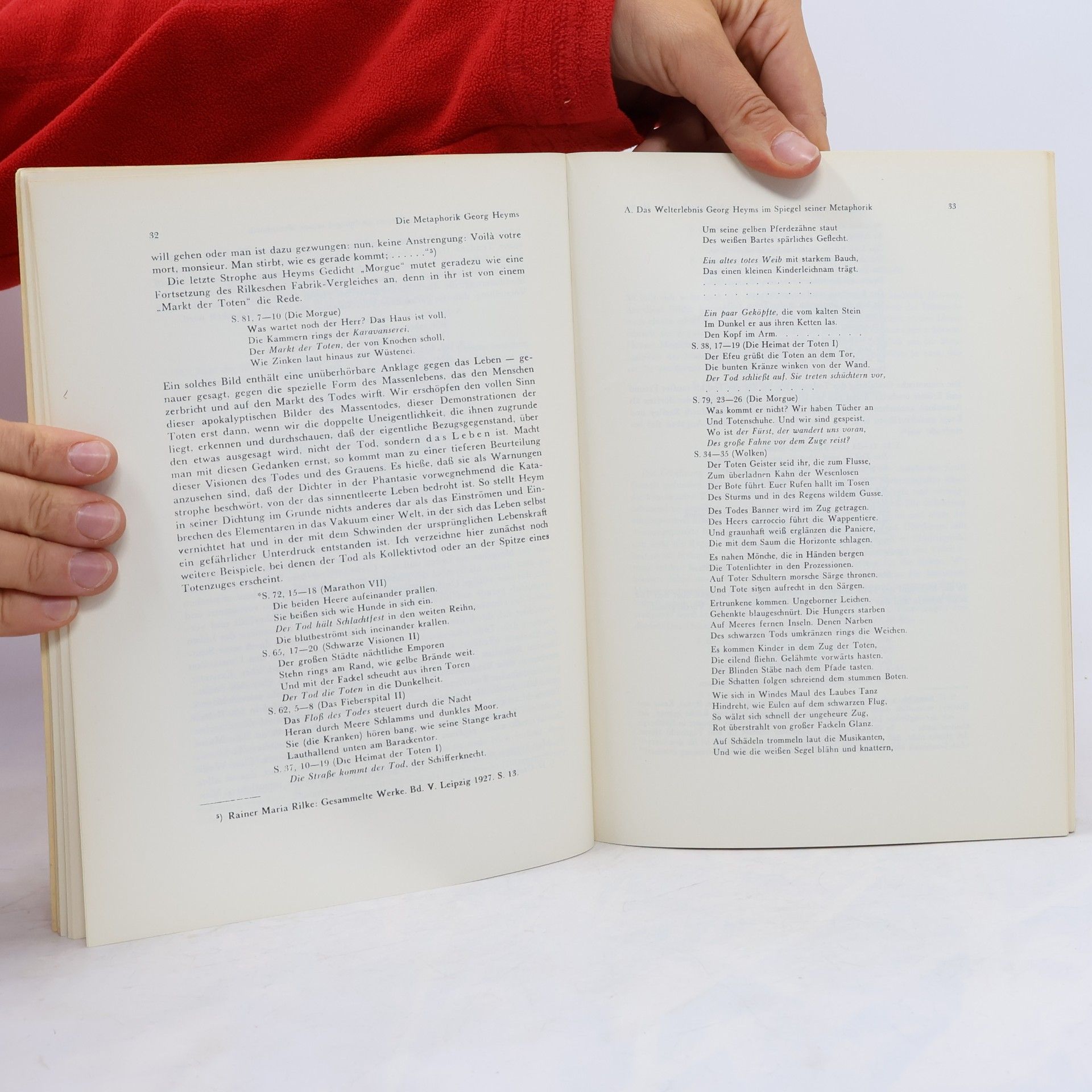 Karl Ludwig Schneider Der bildhafte Ausdruck in den Dichtungen Georg Heyms, Georg Trakls und Ernst Stadlers