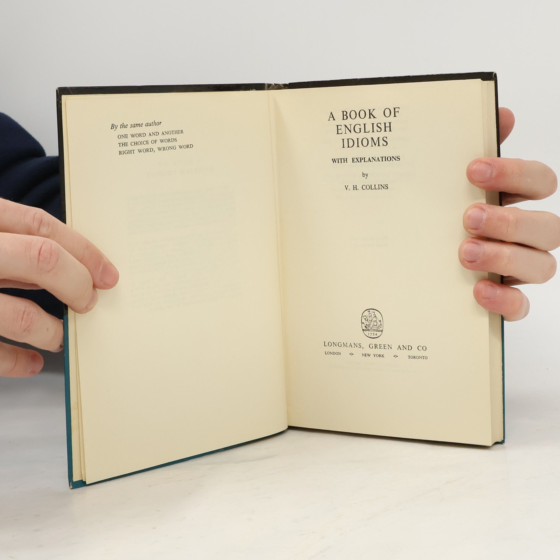 V. H. Collins A Book of English Idioms