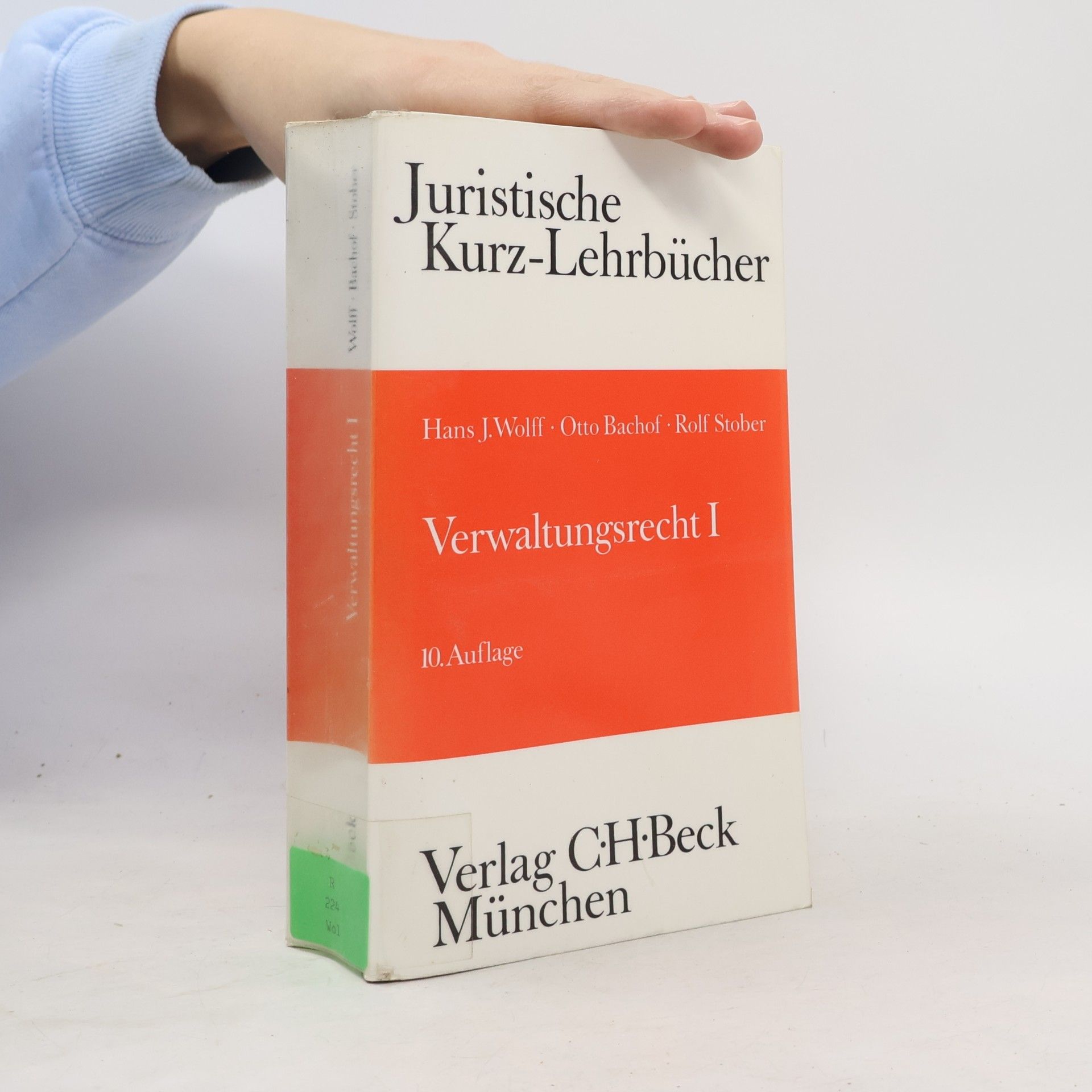 Juristische Kurz-Lehrbücher - 1: Verwaltungsrecht