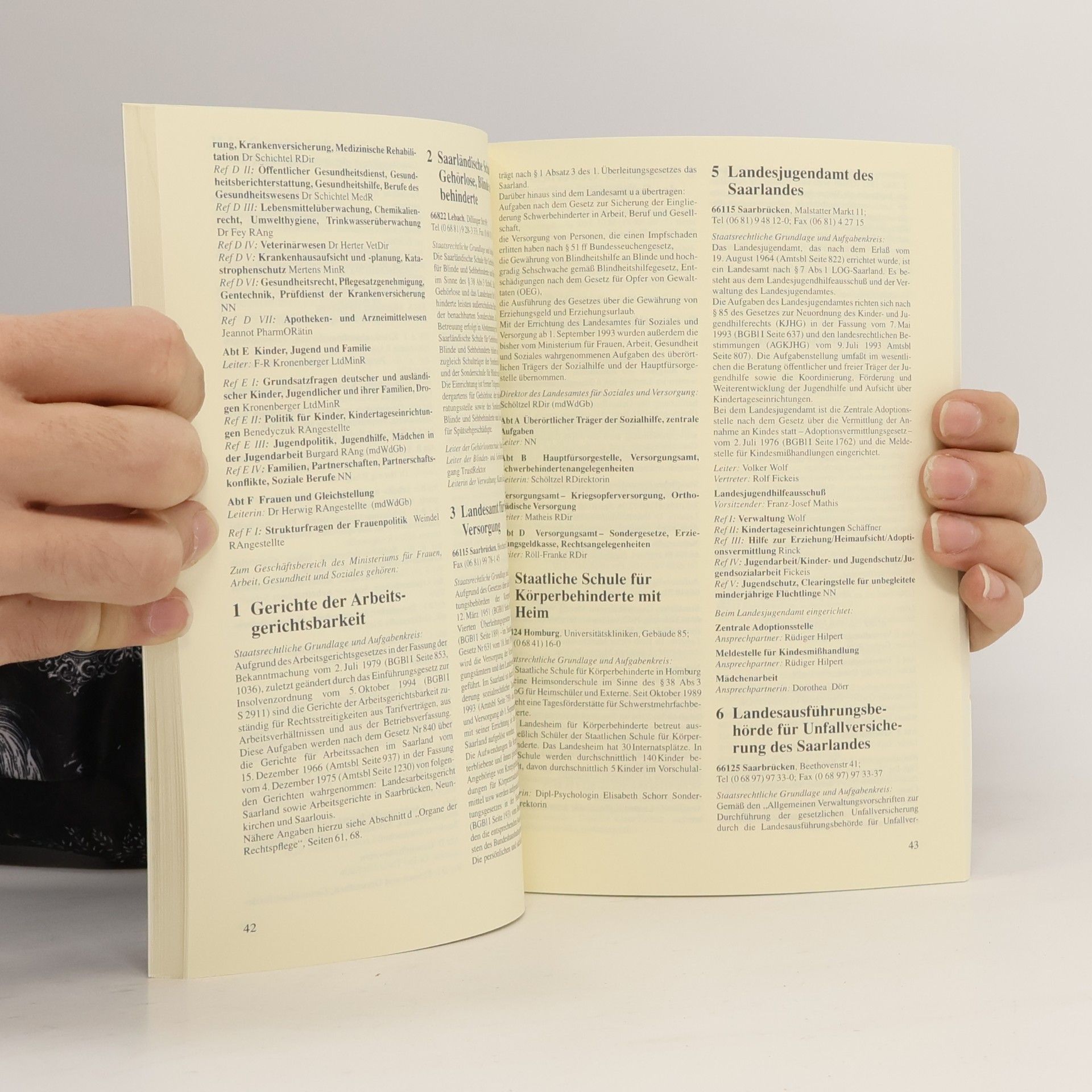 Die Bundesrepublik Deutschland Staatshandbuch Saarland