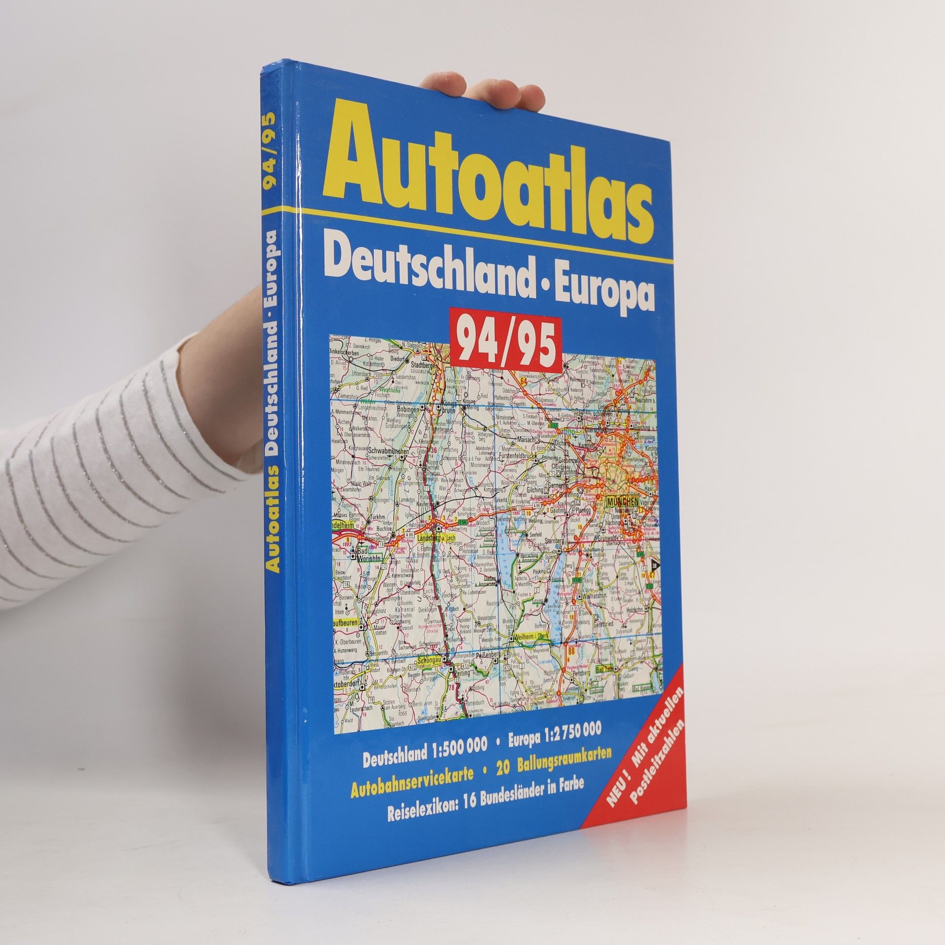 Kolektiv autorů Autoatlas Deutschland. Europa 94/95