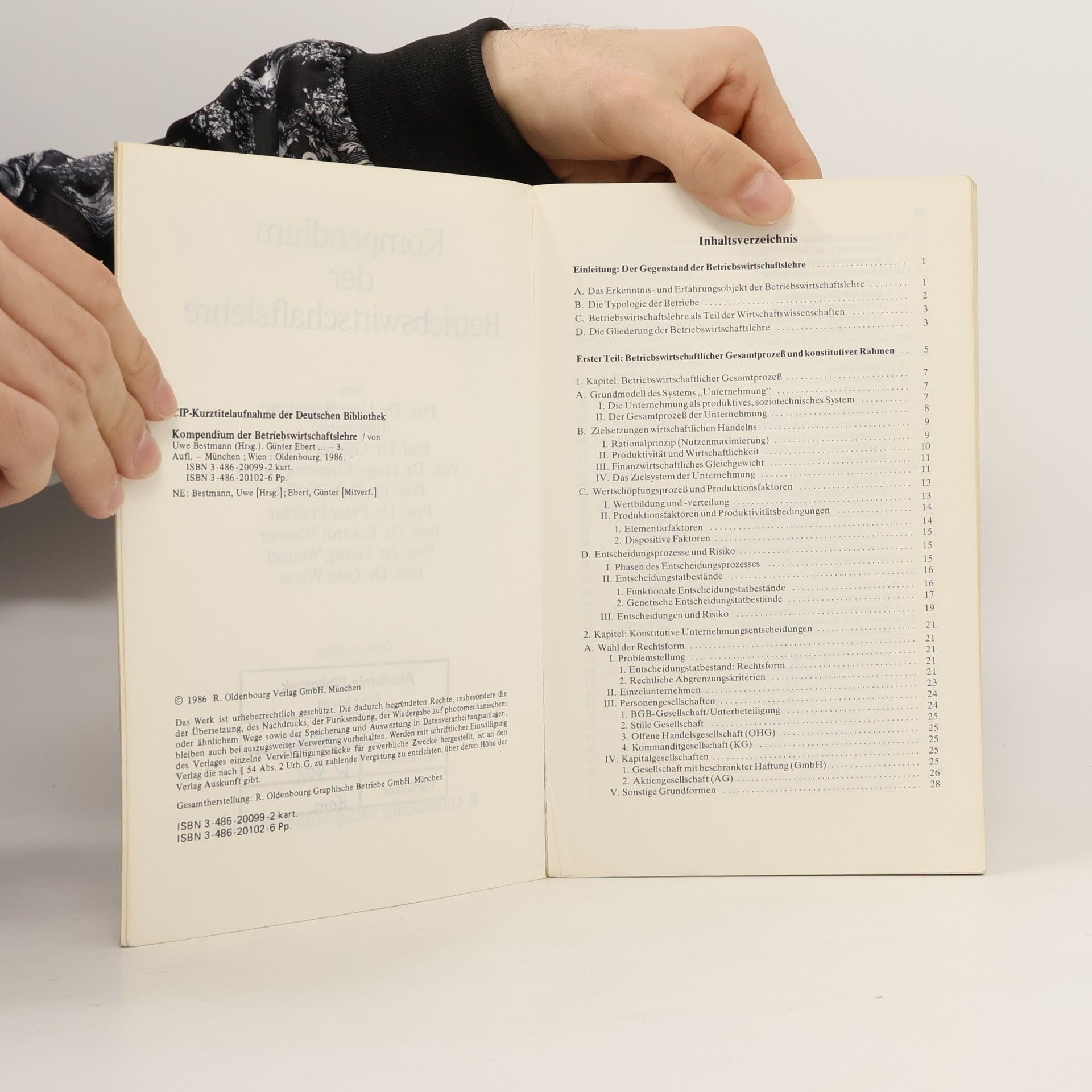 Bestmann Kompendium der Betriebswirtschaftslehre - 3. Auflage