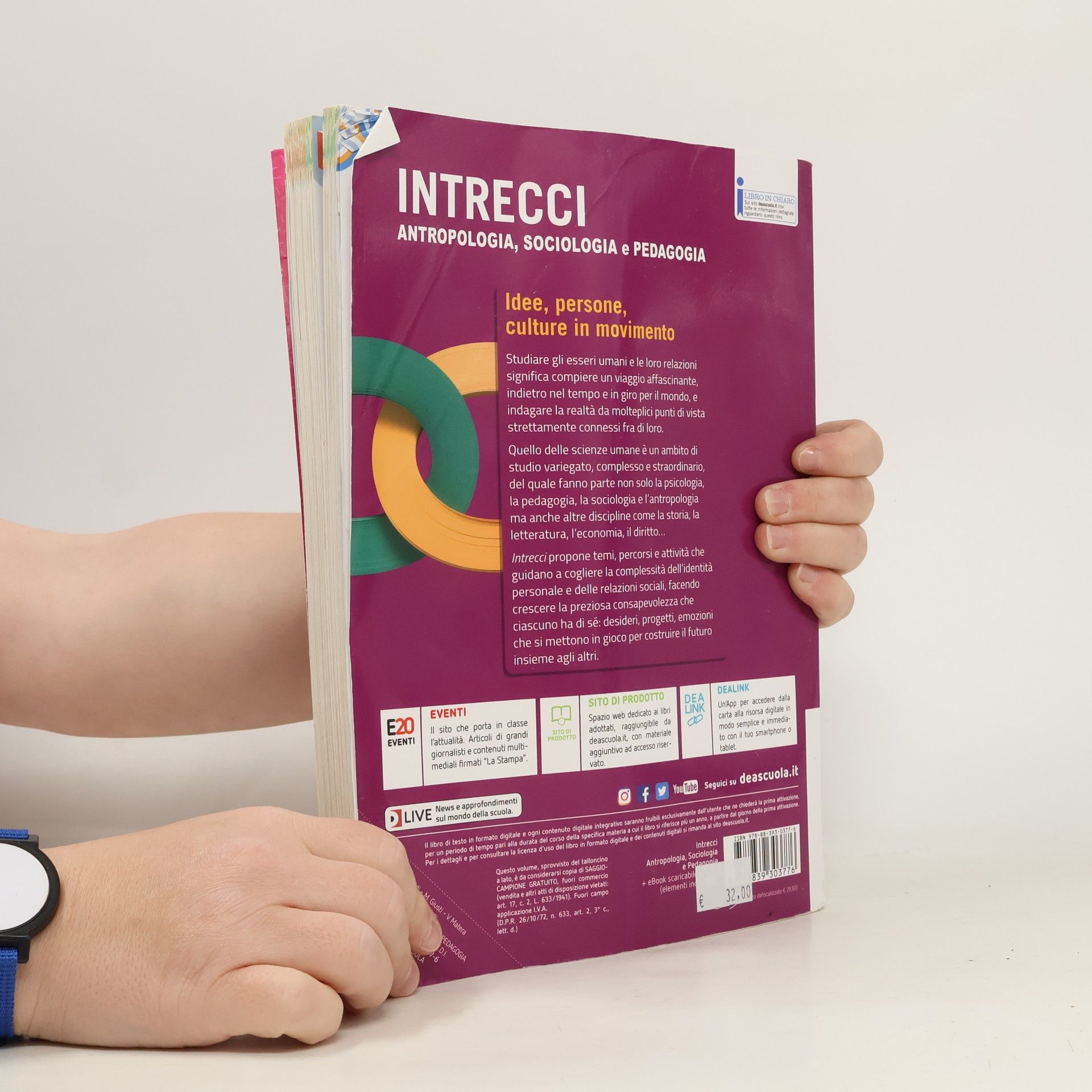 Angela Biscaldi Intrecci. Antropologia, sociologia e pedagogia. Per la 5ª classe del Liceo delle scienze umane