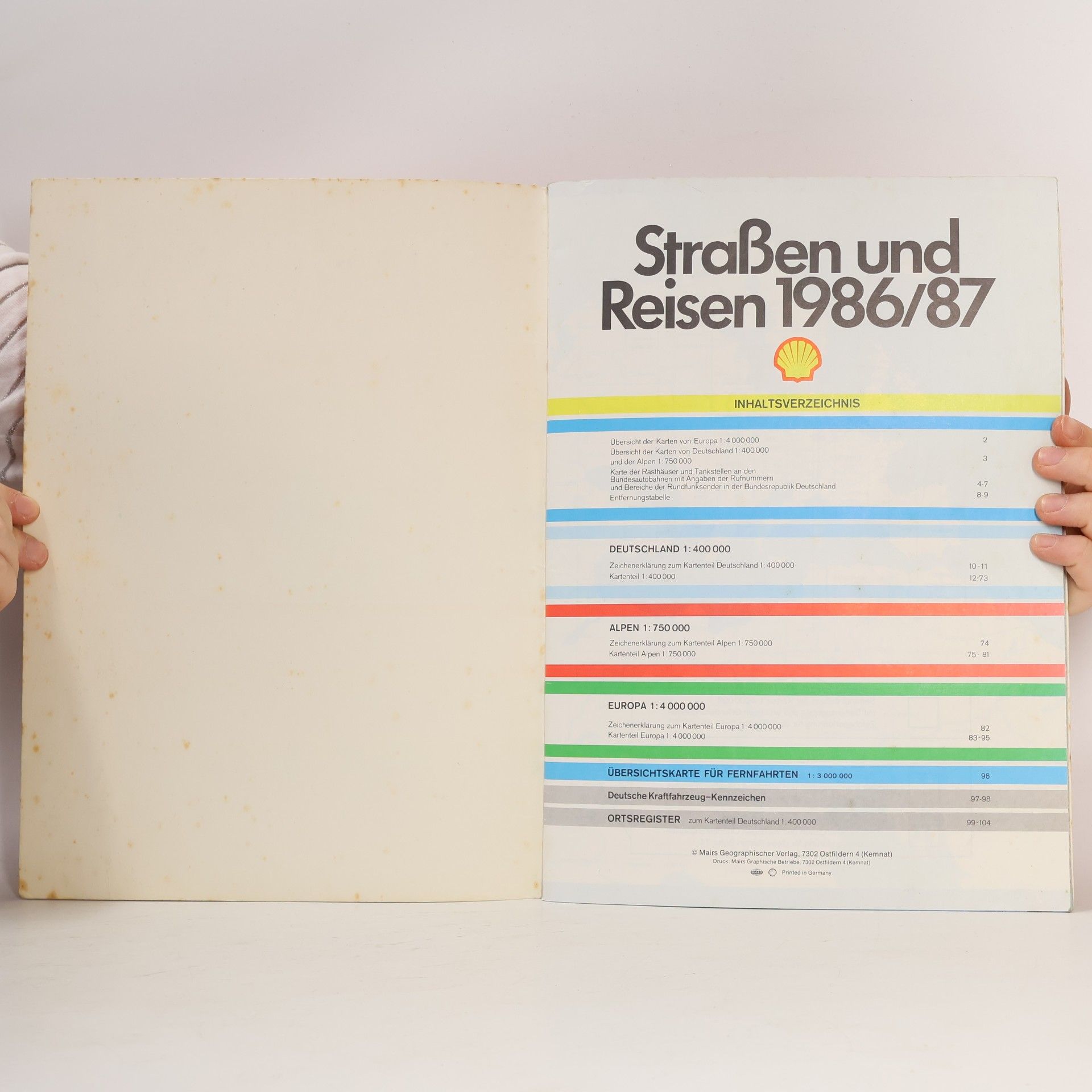 Autores varios Straßen und Reisen 1986/87