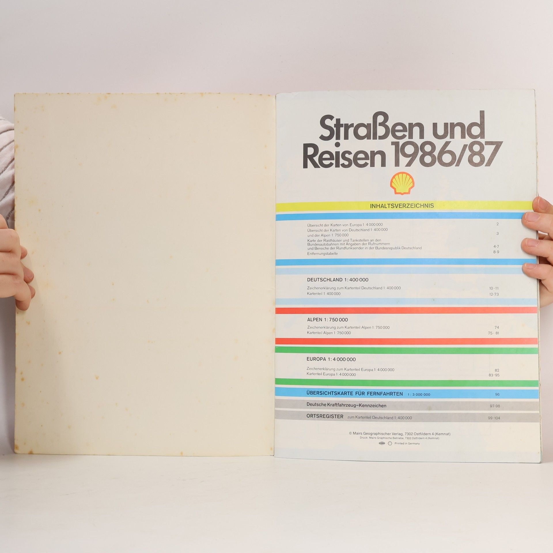 Autores varios Straßen und Reisen 1986/87