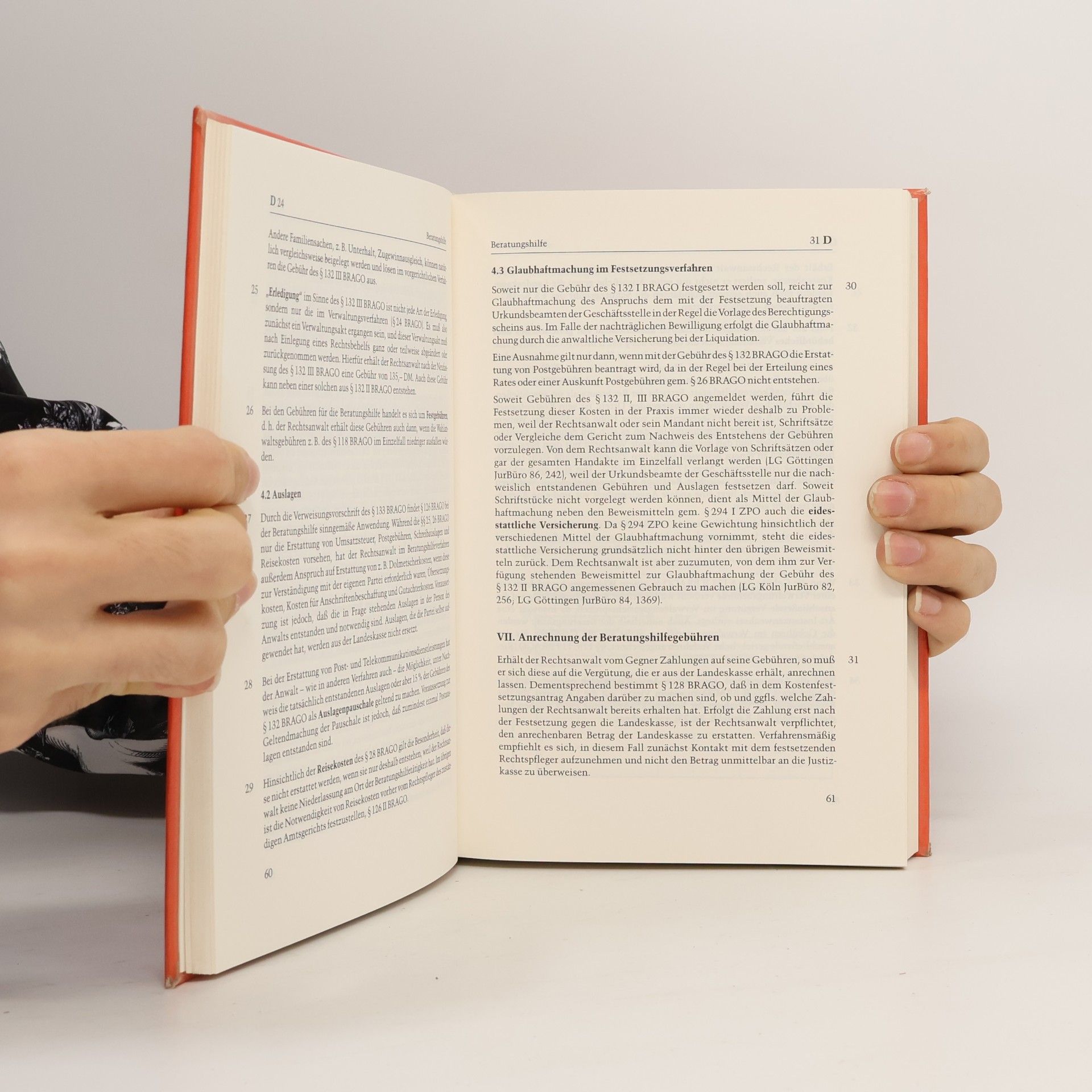 Peter Maria Berg BRAGO-Handbuch