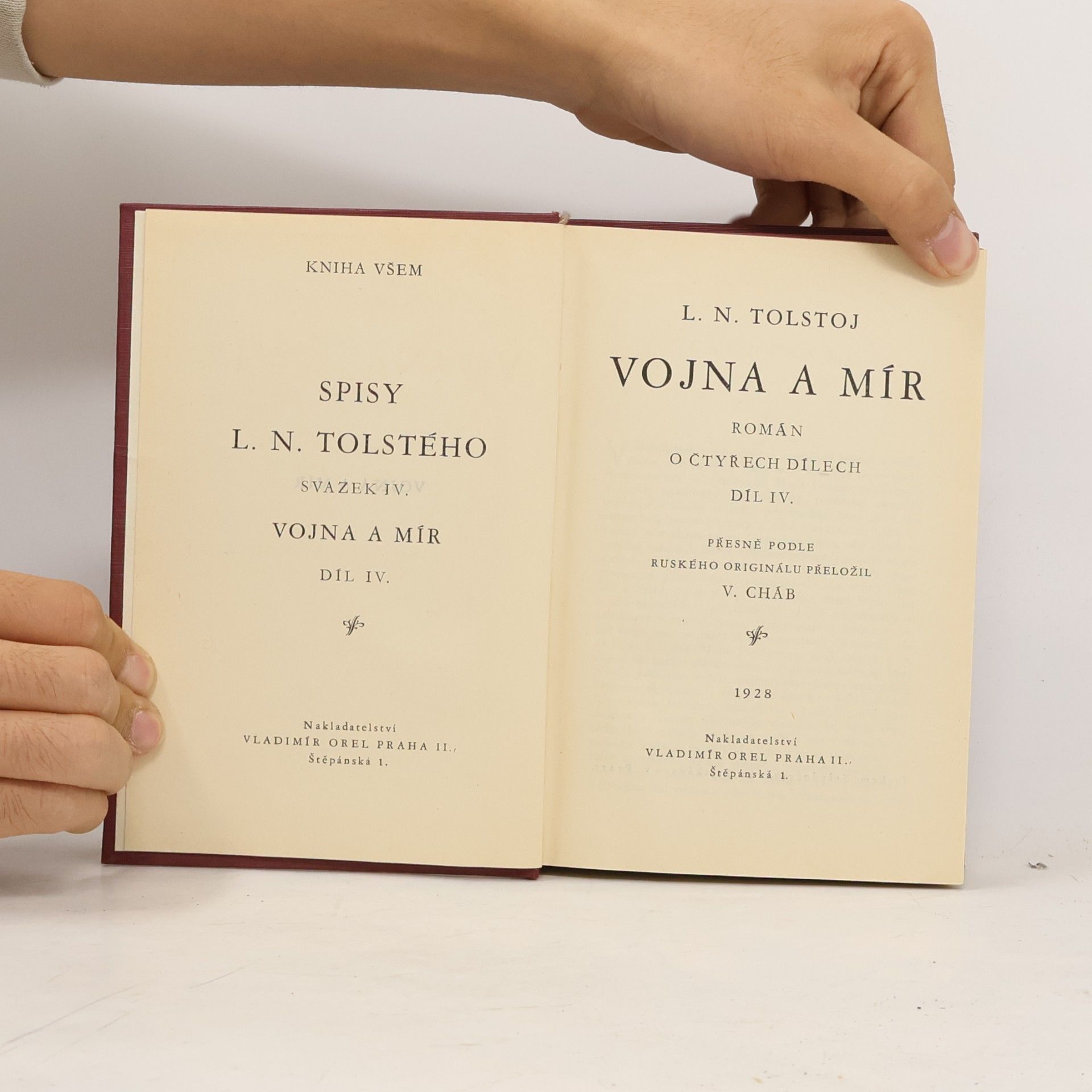 Lew Nikolajewitsch Tolstoi Vojna a mír, 4. díl