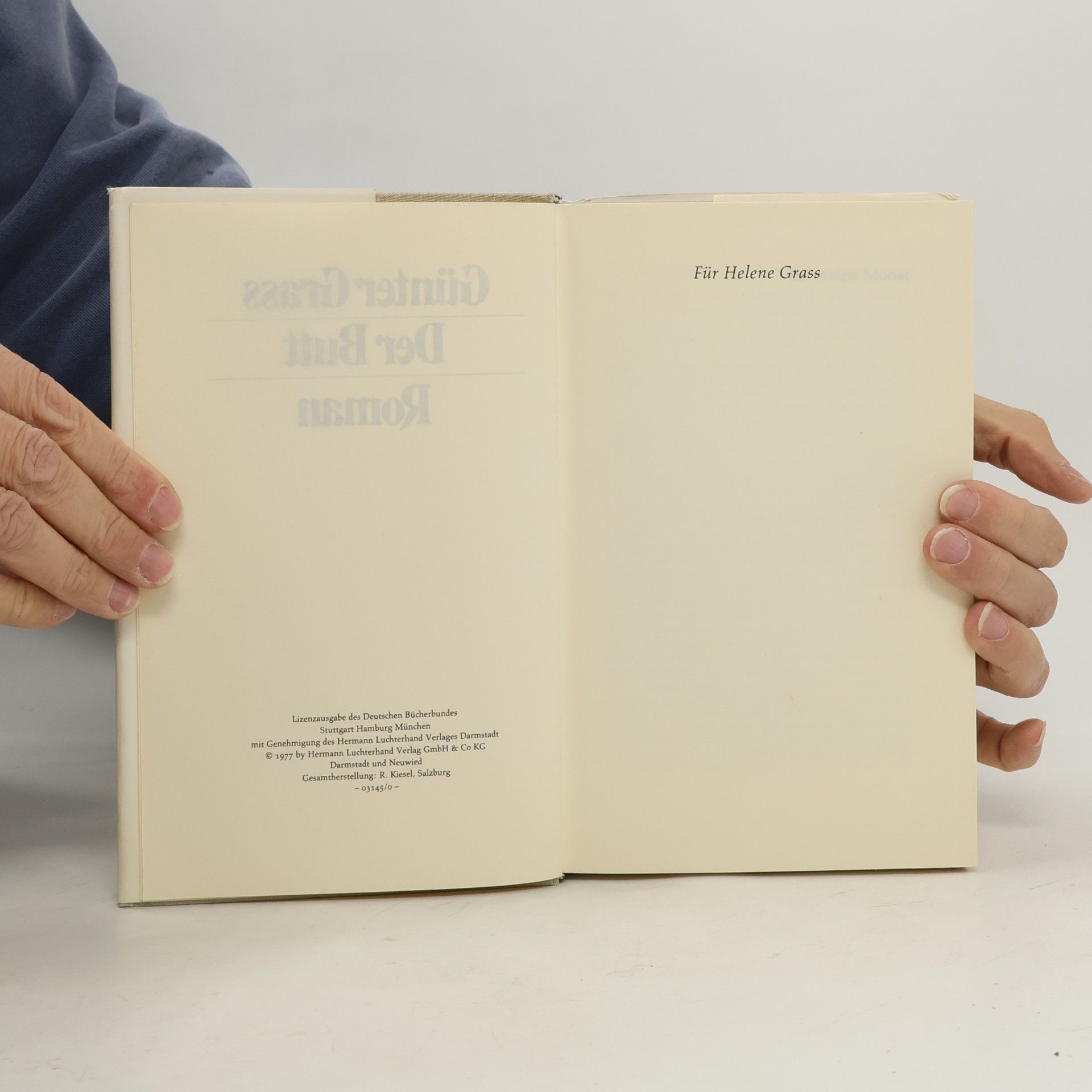 Günter Grass Der Butt