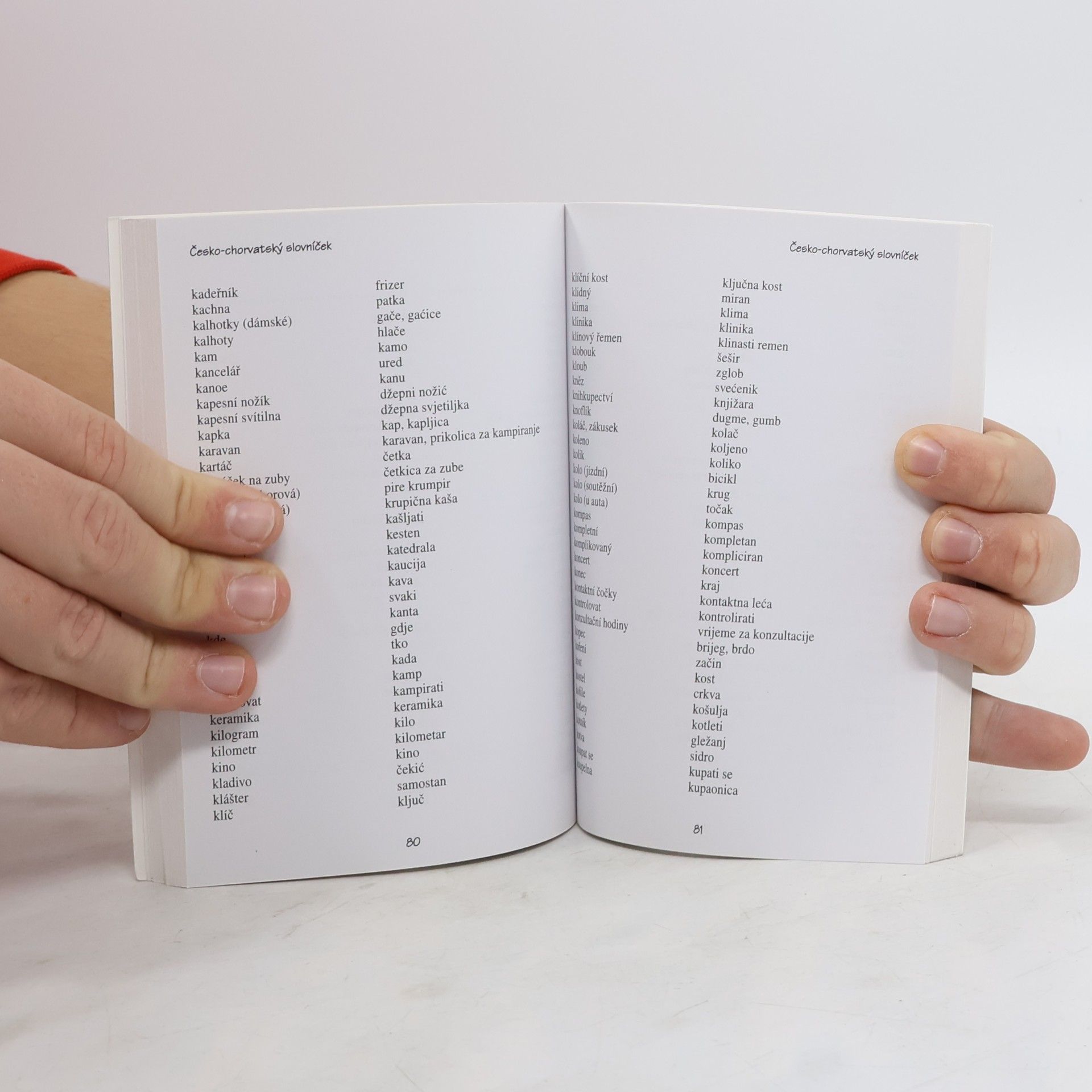 Collectif d'auteurs Chorvatská konverzace: nejpoužívanější slova a fráze na cesty