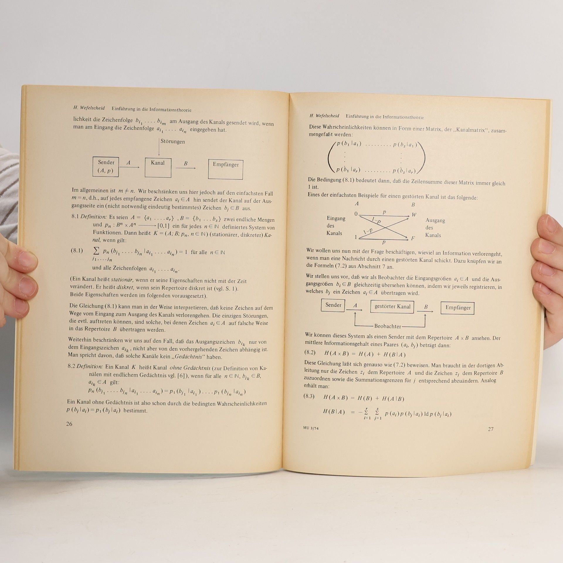 Emanuel Röhrl Informationstheorie Jahrgang 20, Heft 3