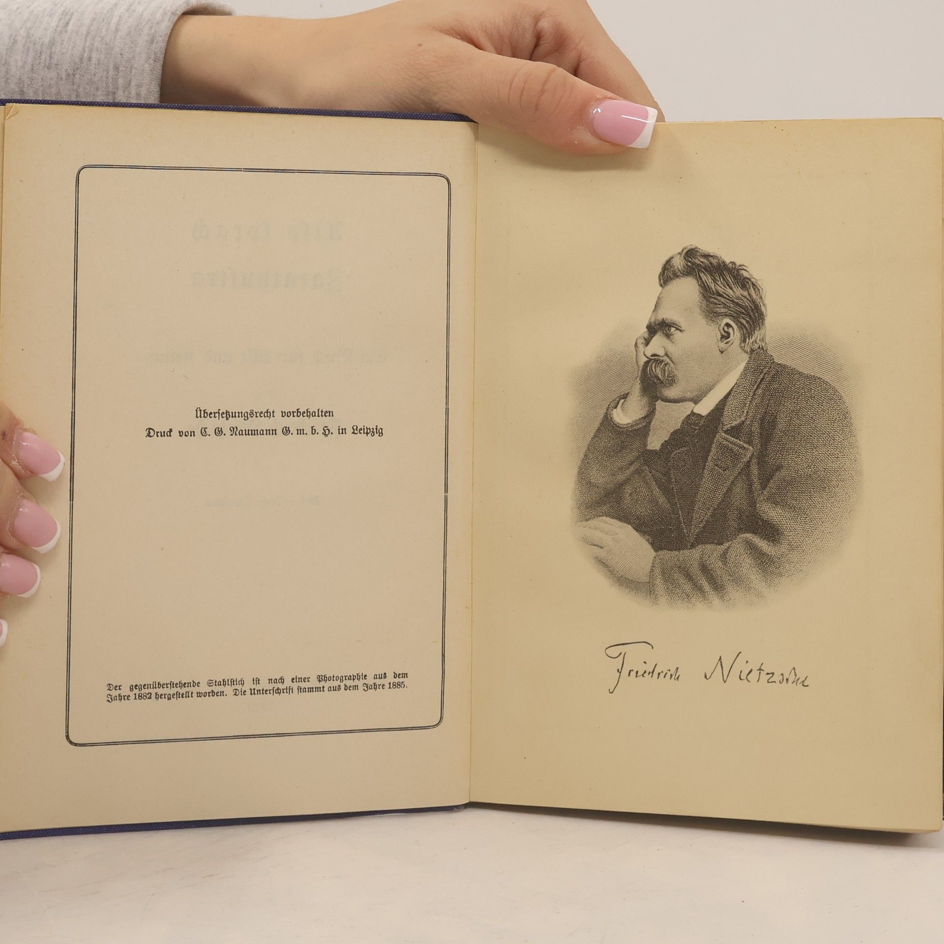 Friedrich Nietzsche Also sprach Zarathustra
