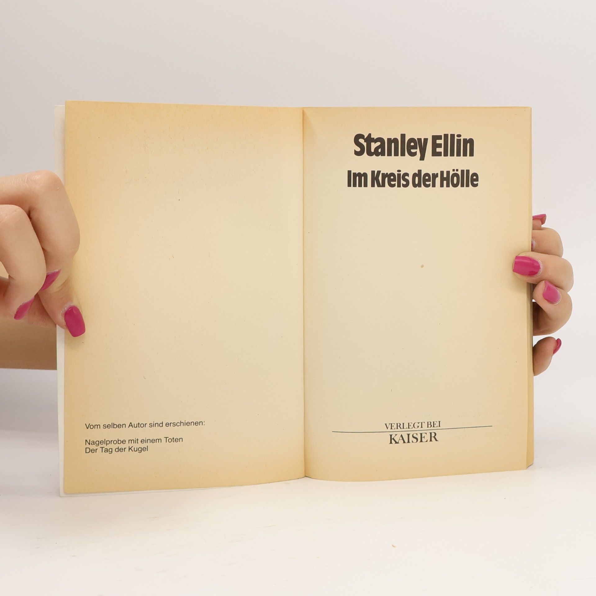 Stanley Ellin Im Kreis der Hölle