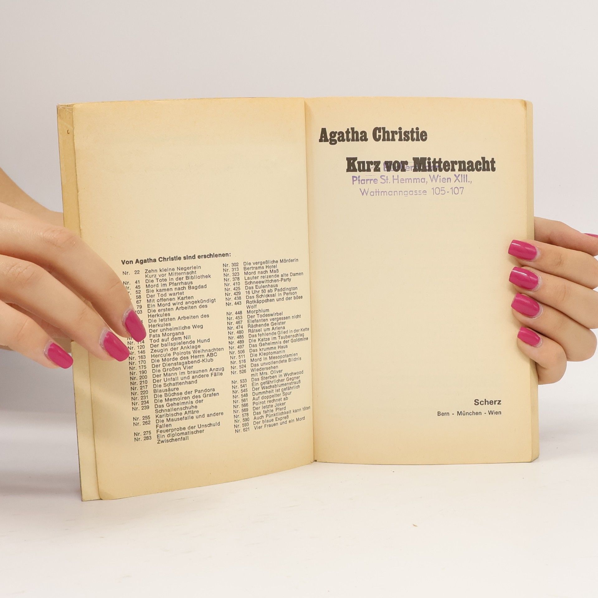 Agatha Christie Kurz vor Mitternacht