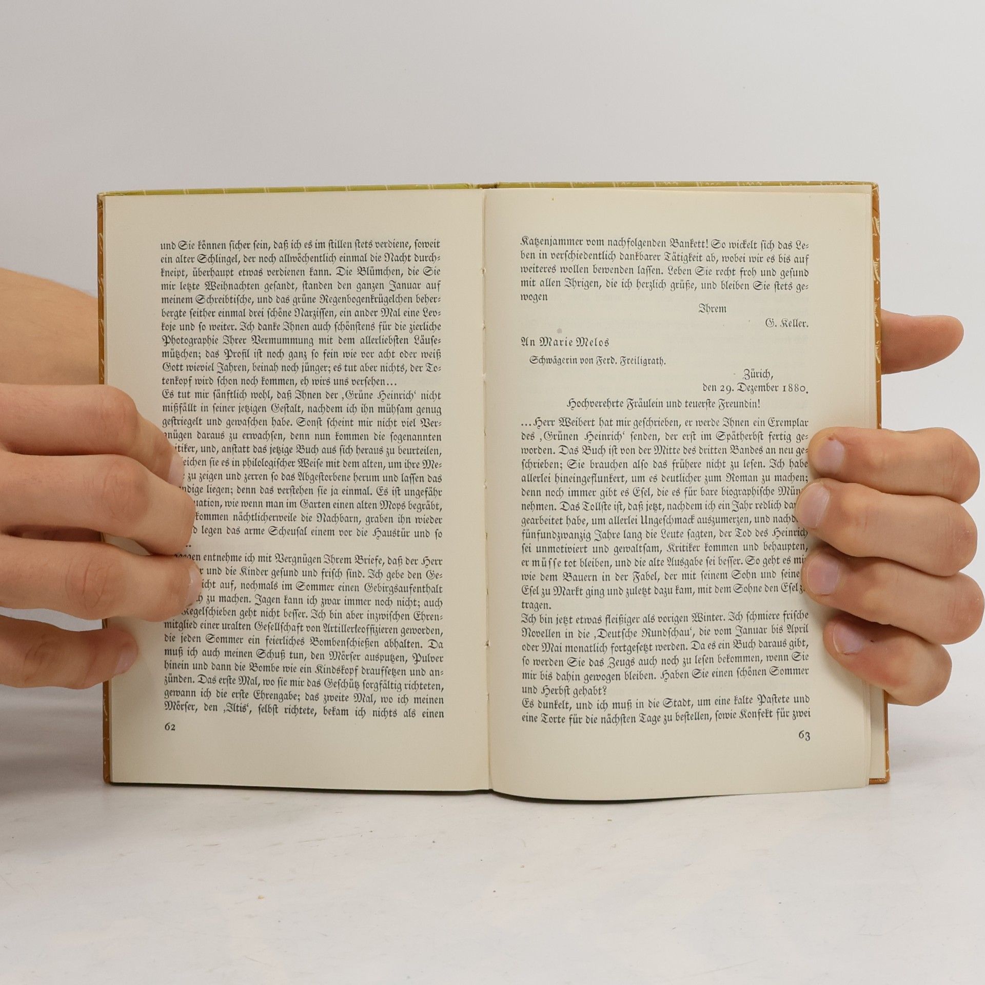 Gottfried Keller Briefe