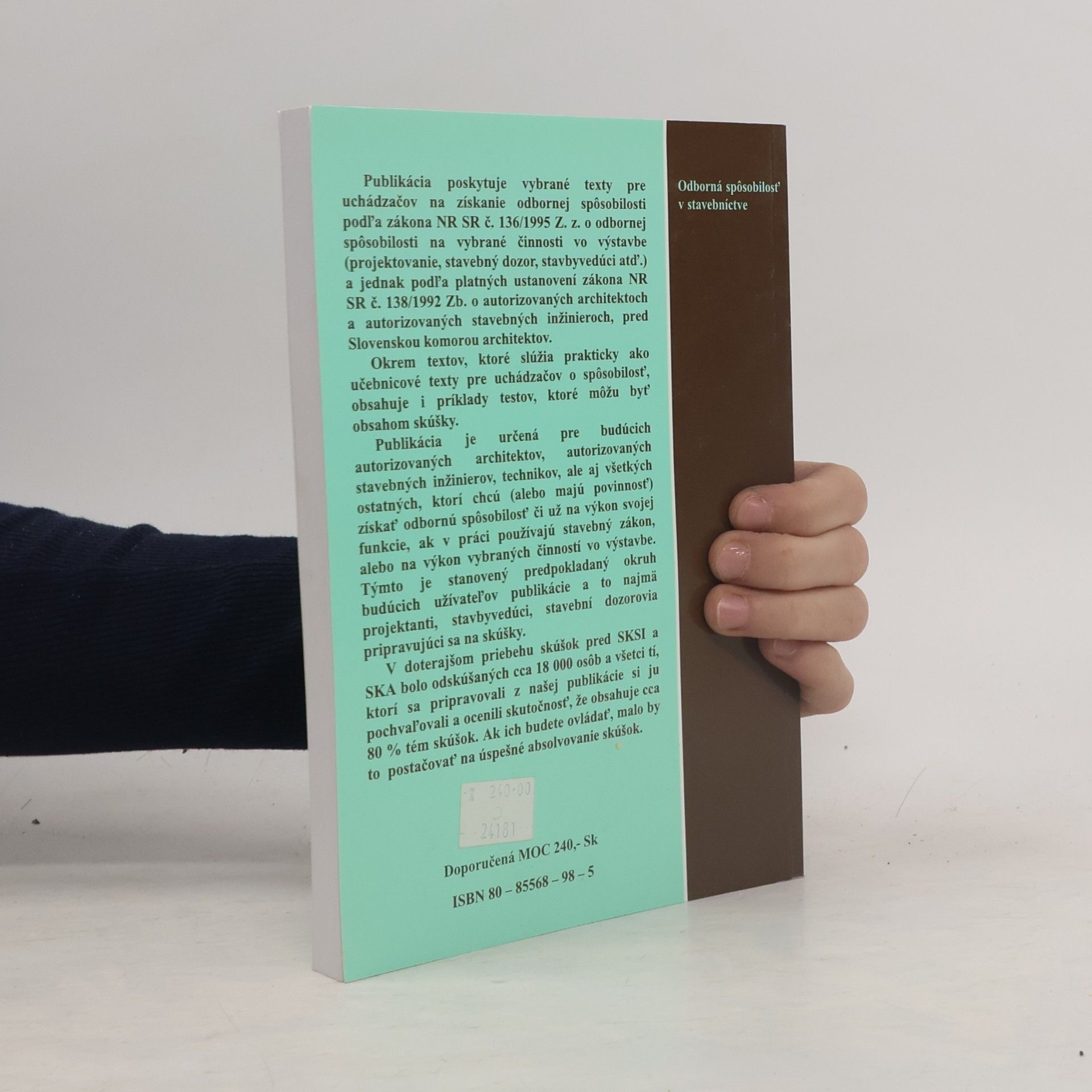 Dušan Sirotka Odborná spôsobilosť v stavebníctve