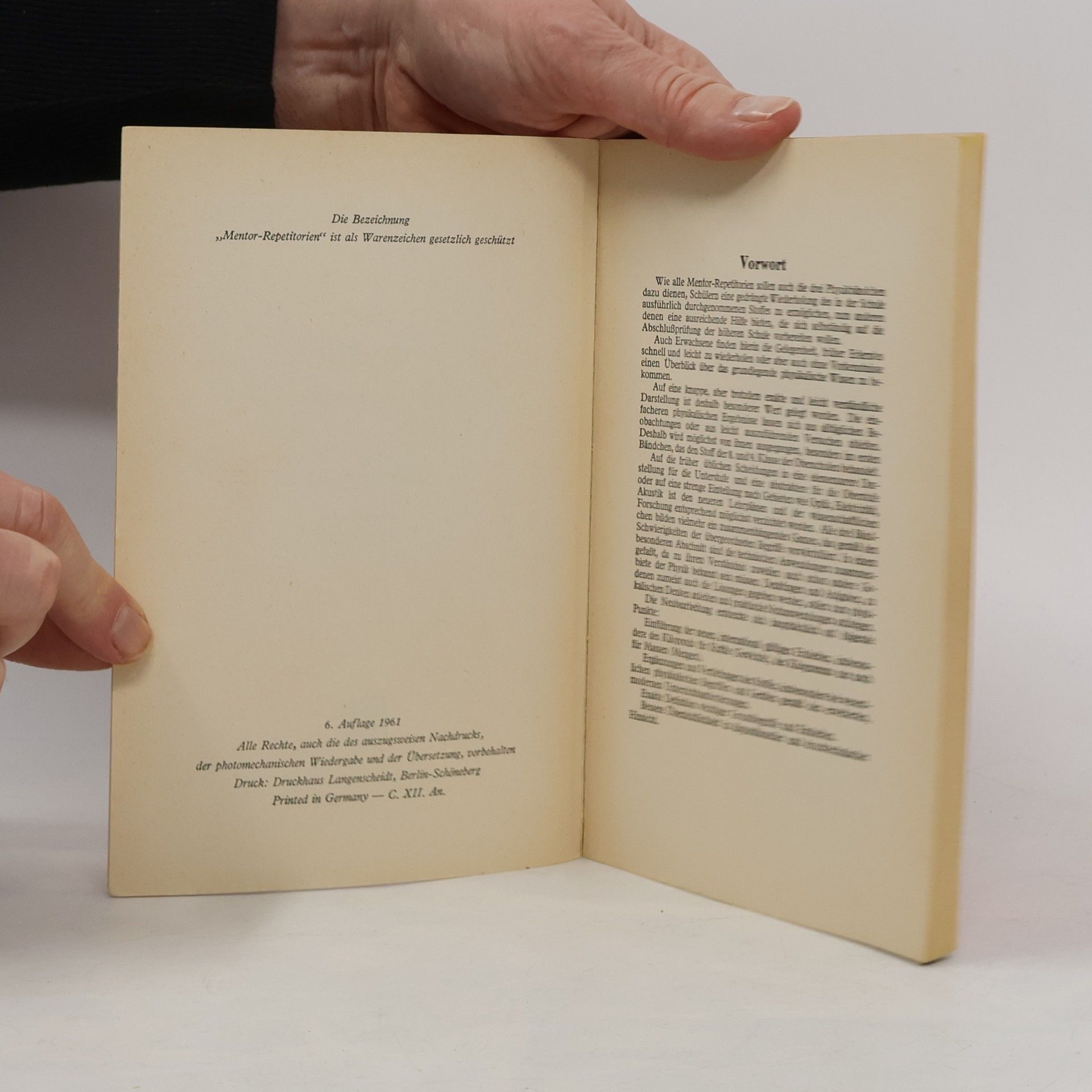 Various authors Physik I