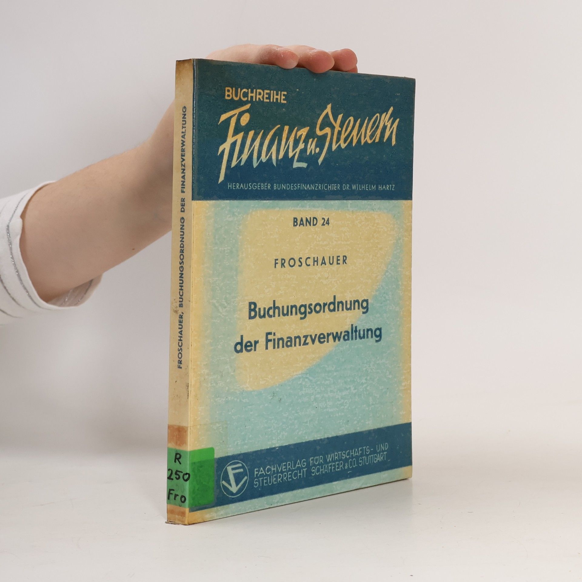 Buchungsordnung der Finanzverwaltung