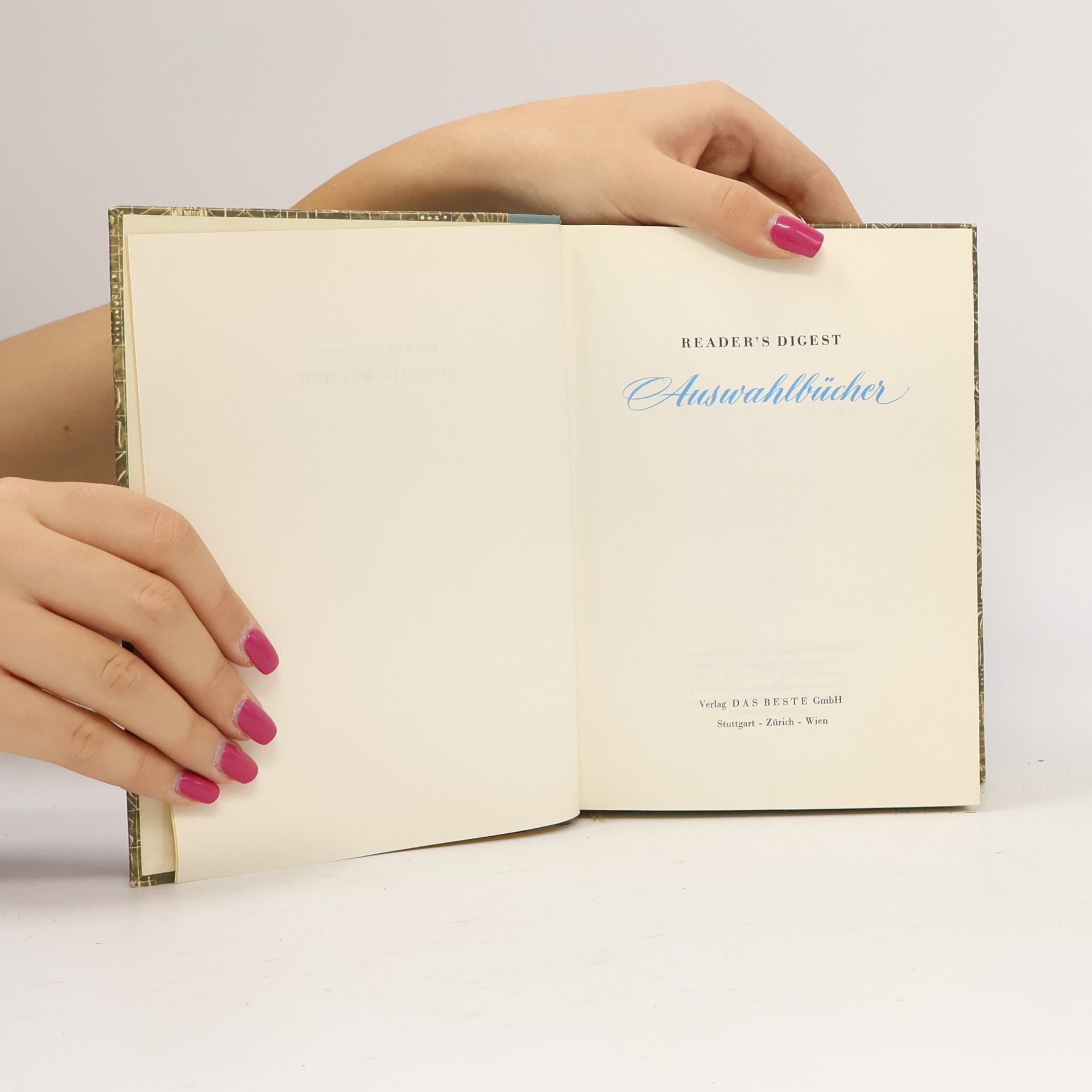 James Albert Michener Reader's Digest Auswahlbücher: Tagebuch eines jungen Arztes, Goldfieber, Die Quelle, ...und in Irland sterben