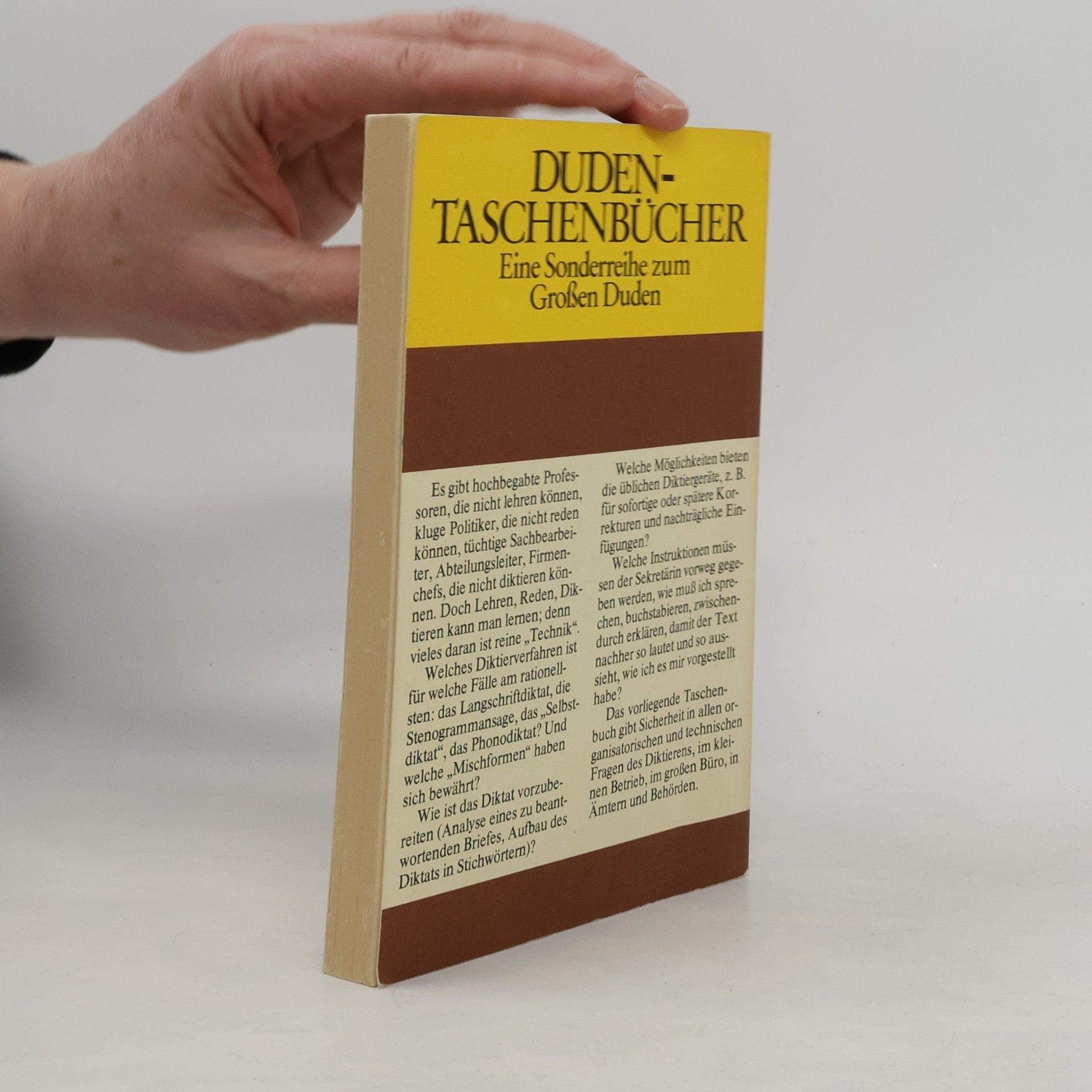 Wolfgang Manekeller Duden Taschenbücher - 19: Wie diktiert man im Büro?