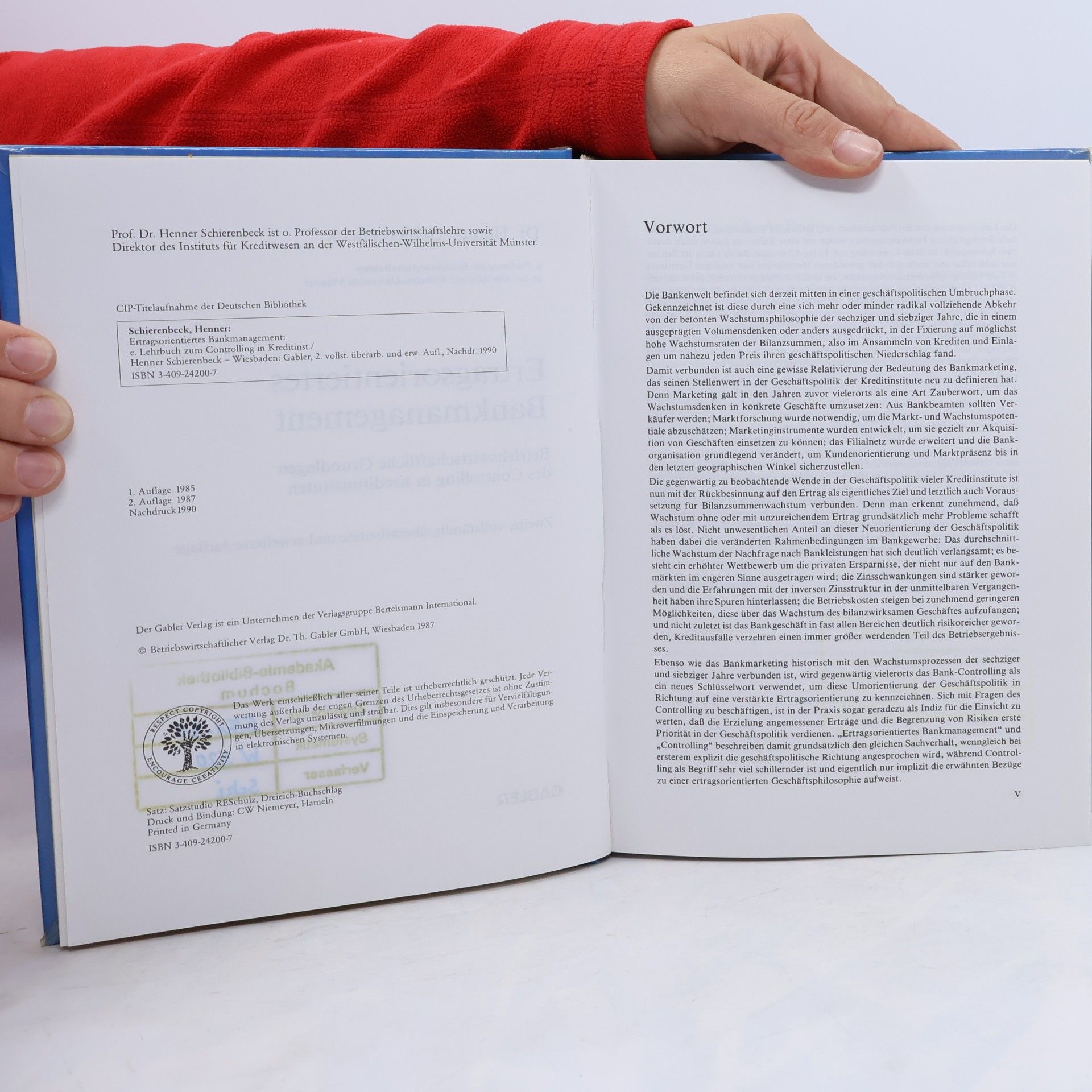Henner Schierenbeck Ertragsorientiertes Bankmanagement