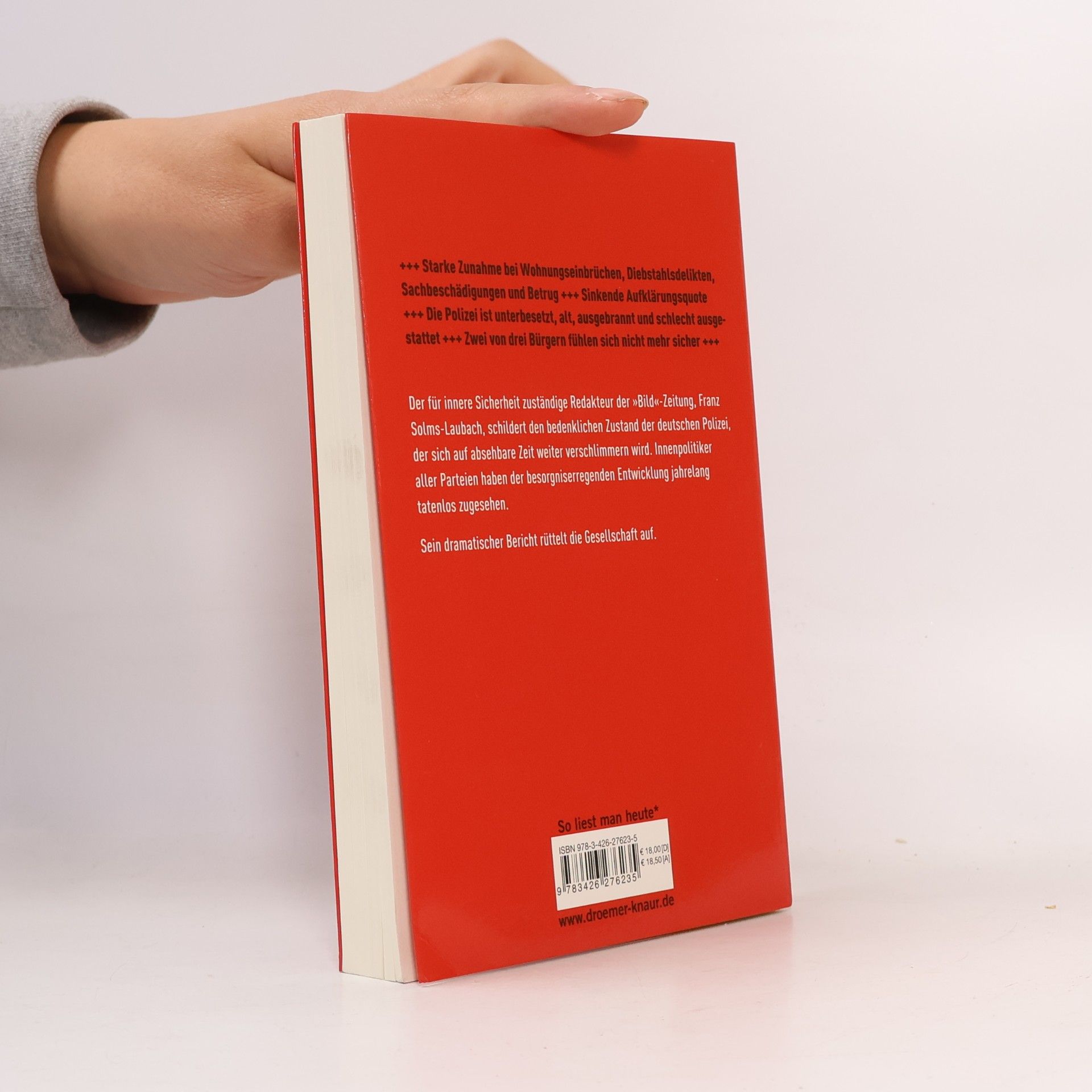 Franz Solms Laubach Das Ende der Sicherheit
